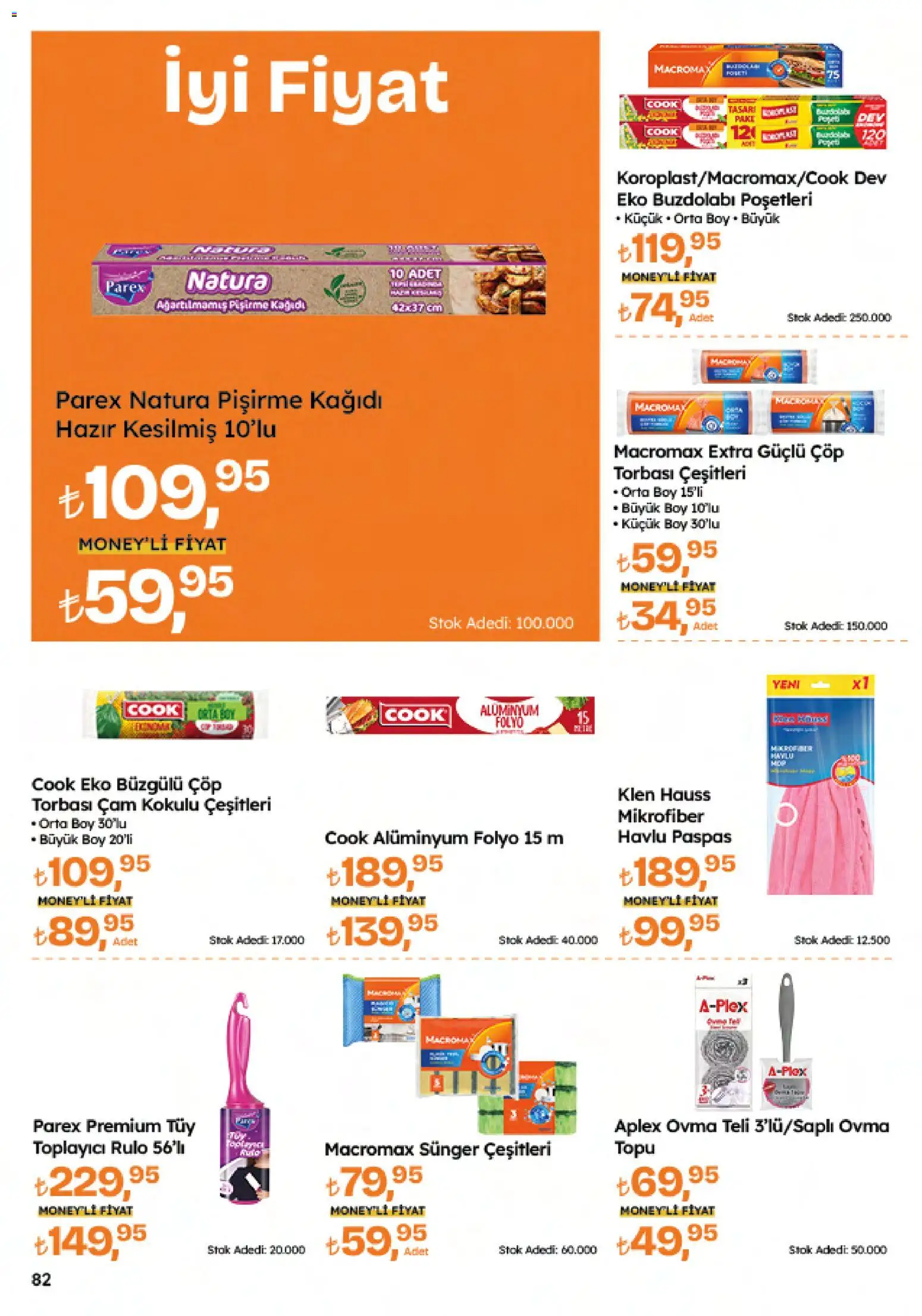 Migros Katalog - Migroskop - 26.02.2026 tarihinden itibaren geçerlidir | Sayfa: 82 | Ürünler: Çöp torbası, Paspas, Atlet, Buzdolabı