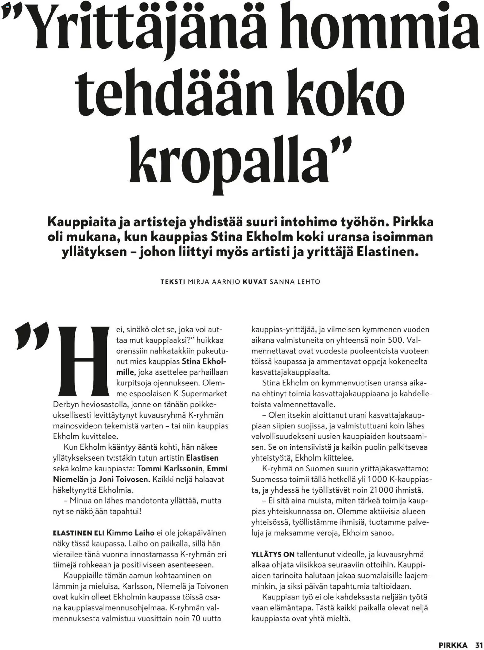 K-Market - Pirkka – voimassa 05.11.2025 alkaen | Sivu: 31 | Tuotteet: Voi