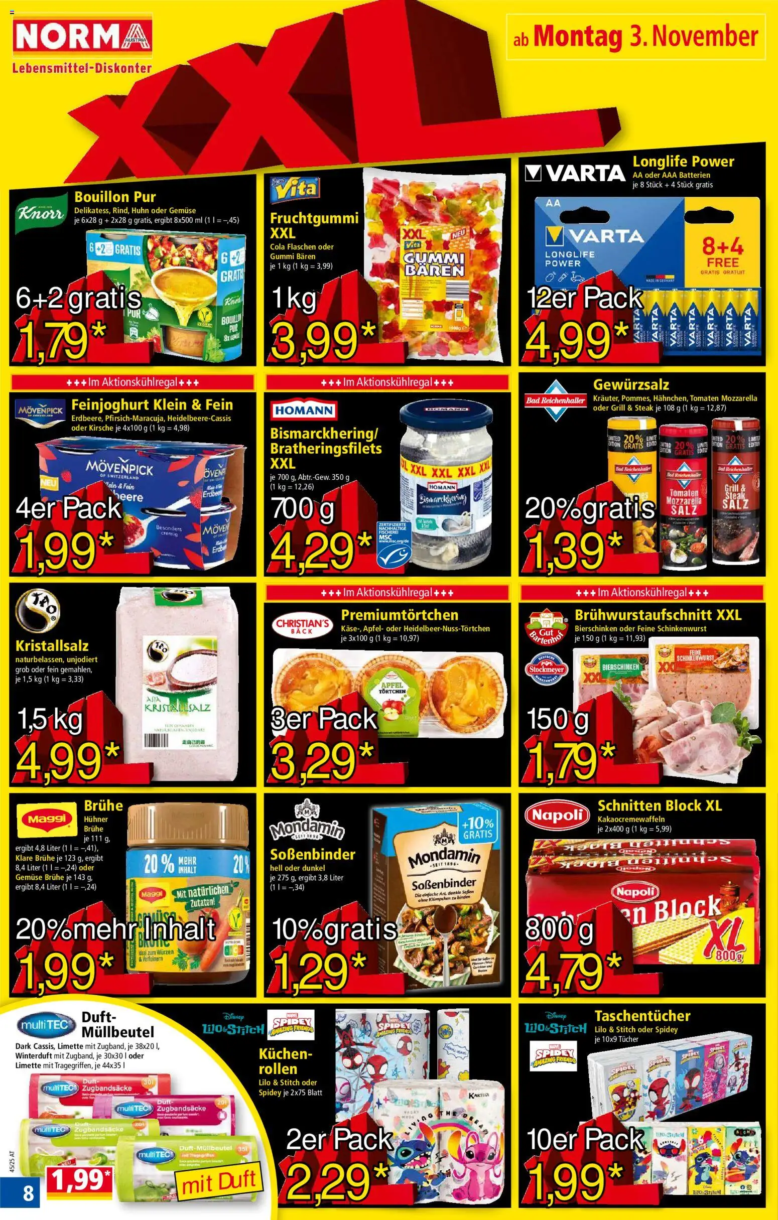Norma Flugblatt gültig ab 03.11.2025 | Seite: 9 | Produkte: Grill, Bad, Äpfel, Tomaten