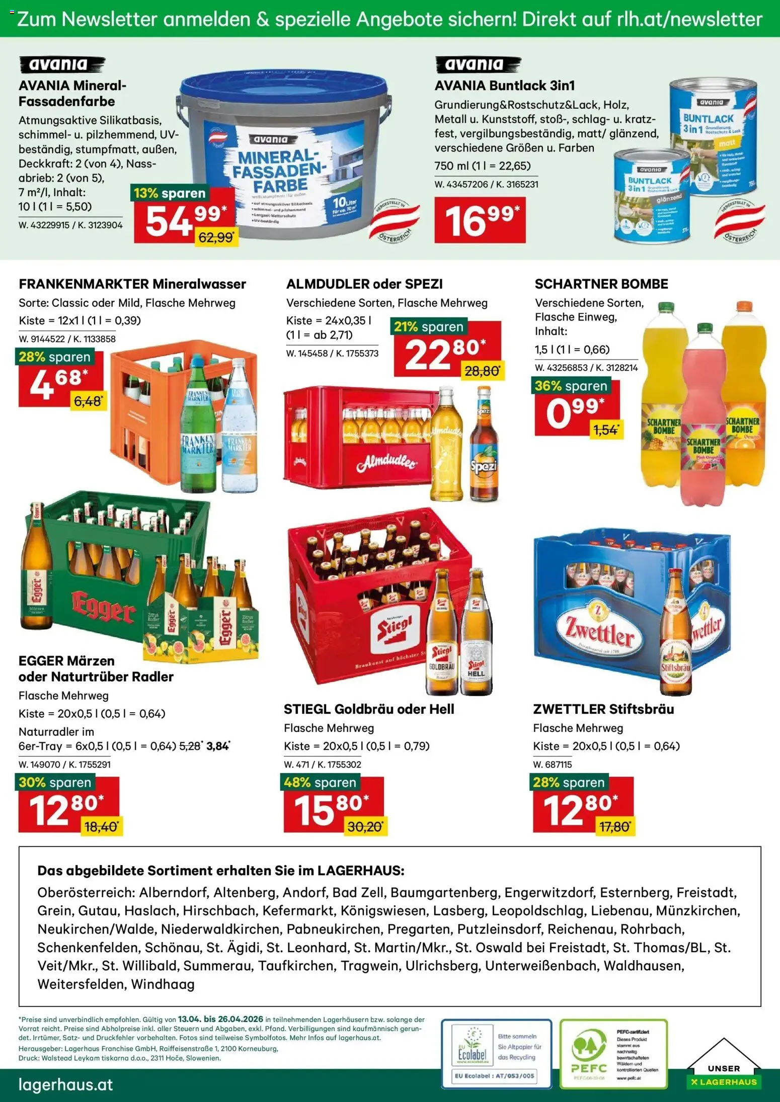 Lagerhaus Wochen Angebote gültig ab 13.04.2026 | Seite: 6 | Produkte: Bad