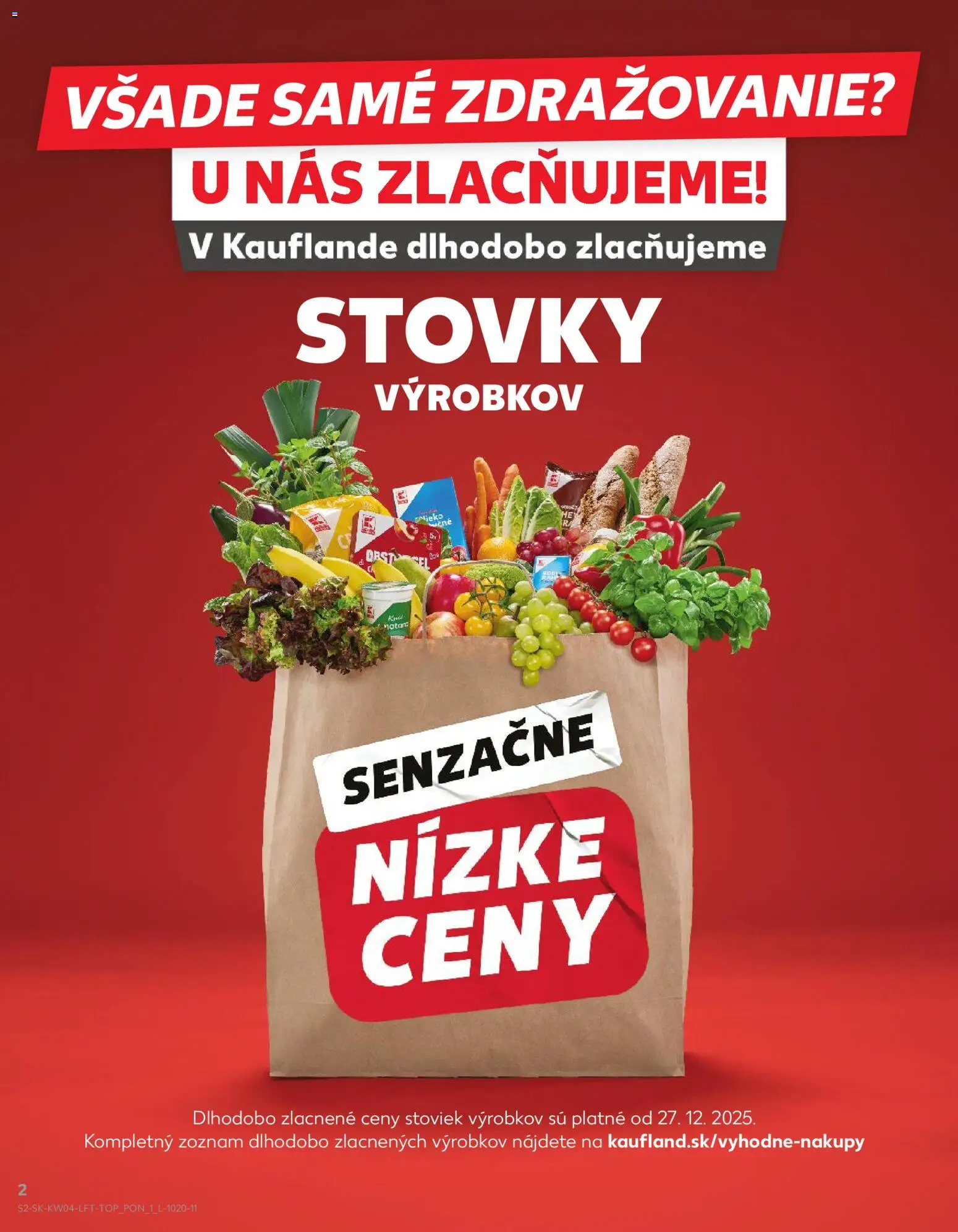 Kaufland SK akciós ujság - amely érvényes a következő dátumtól: 22.01.2026 | Oldal: 2