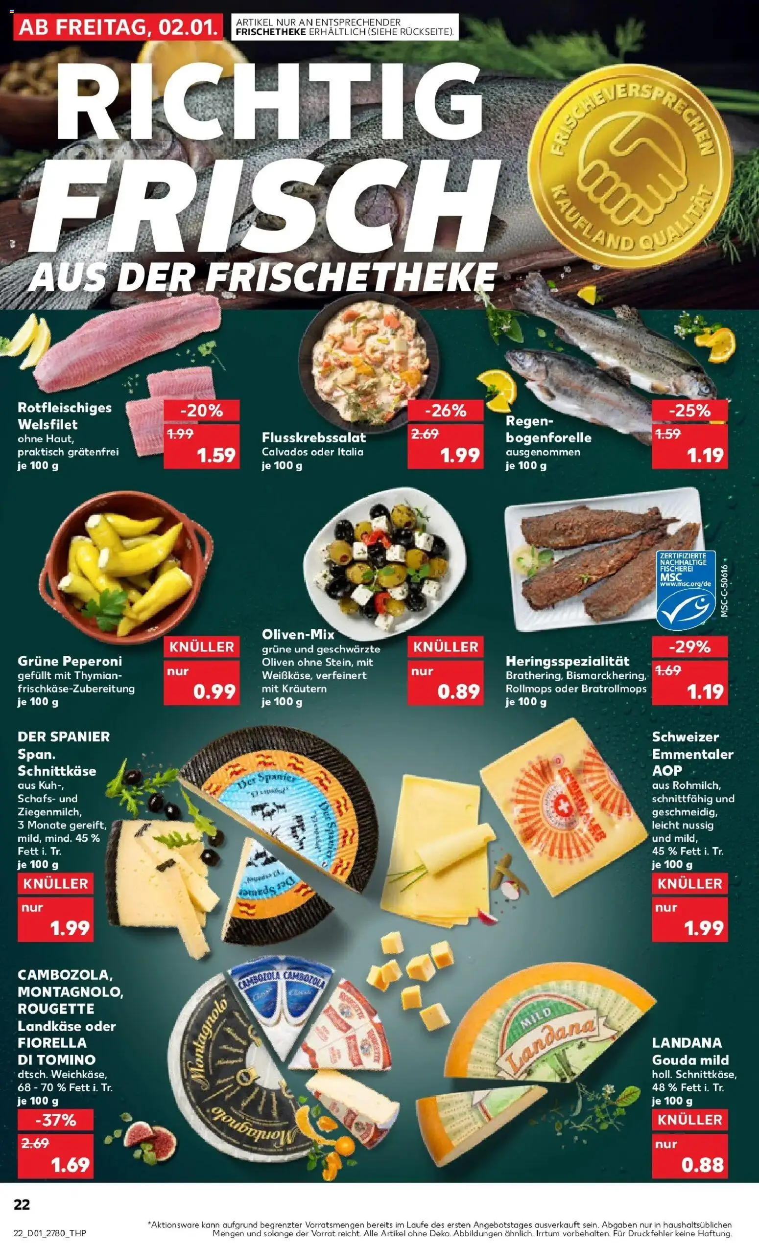 Kaufland prospekt Erfurt	 – gültig ab 05.01.2026 | Seite: 28 | Produkte: Gouda