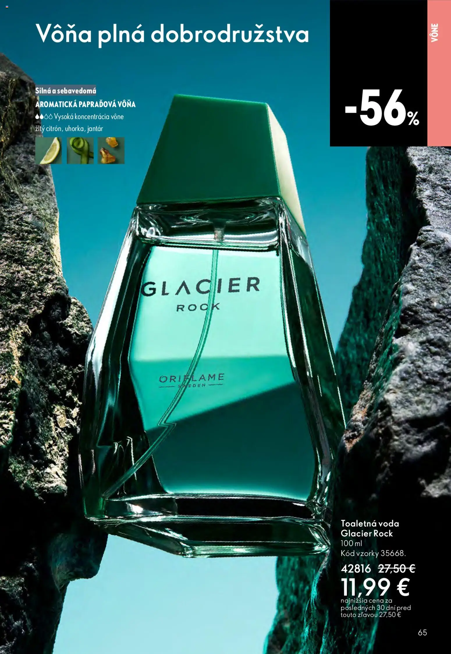 Nové Oriflame akcie – leták je platný od 06.05.2026 | Strana: 65 | Produkty: Toaletná voda, Voda