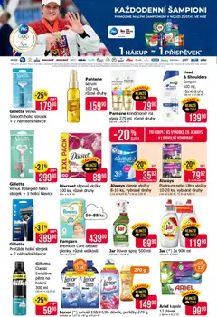 Náhled letáku Gillette Classic Sensitive pěna na holení 300 ml, Gillette Classic Sensitive pěna na holení 300 ml, 100 ml = 19,97 Kč od 02.01.2026 | Strana: 12