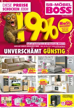 SB Möbel Boss Prospekt 	 ab 28.03.2026 gültig