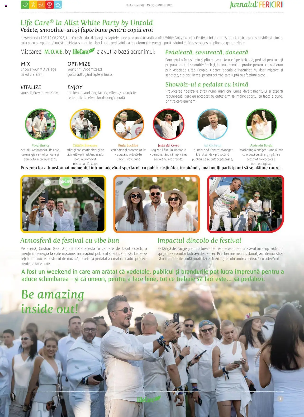 Noul catalog Life Care – valabil de la 02.09.2025 | Pagină: 3 | Produse: Duș, Dana kuşbaşı, Lapte, Smoothie
