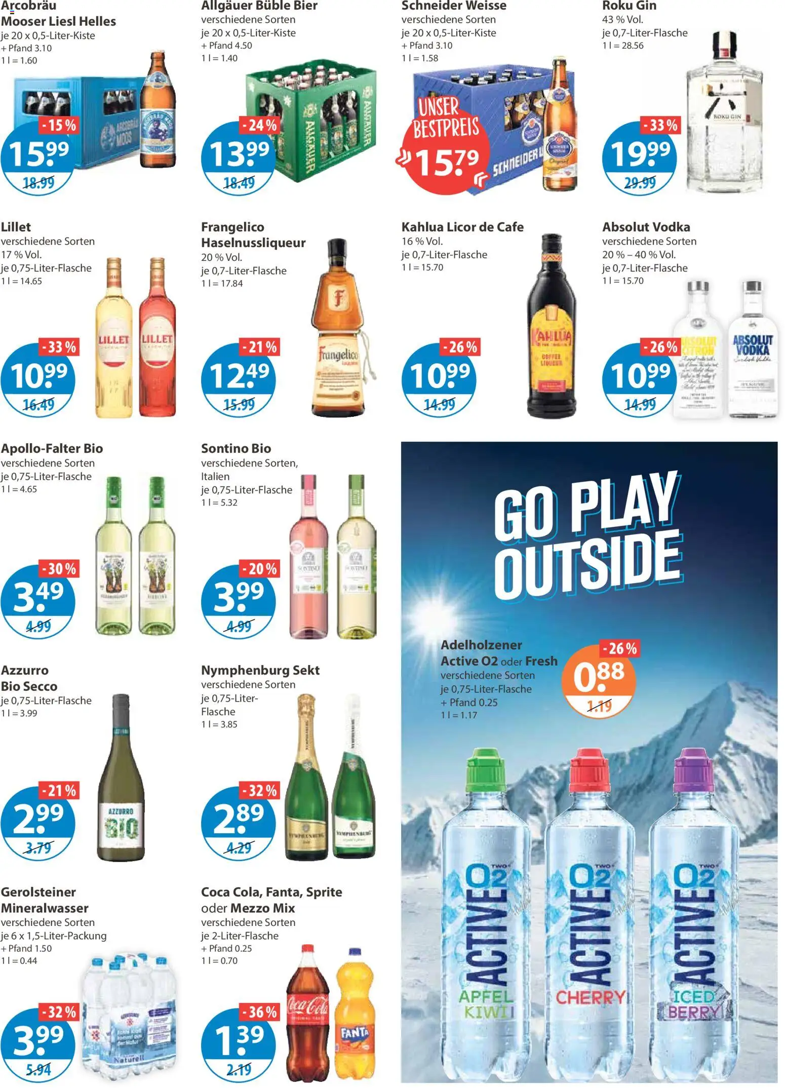 V-Markt - München – gültig ab 29.01.2026 | Seite: 9 | Produkte: Coca cola, Fanta, Bier, Mineralwasser