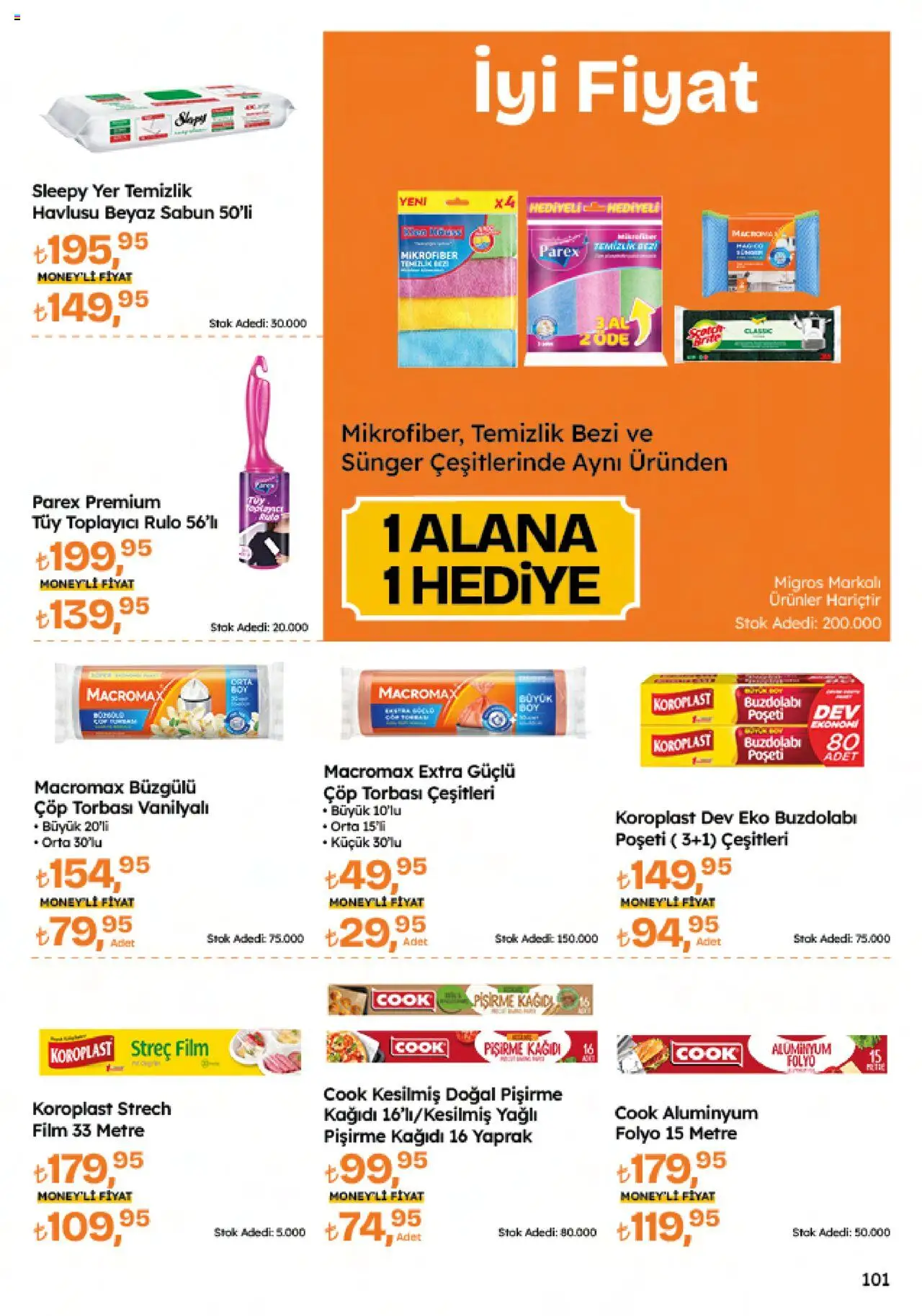 Migros Katalog - 5M Migroskop Dijital - 12.06.2025 tarihinden itibaren geçerlidir | Sayfa: 101 | Ürünler: Çöp torbası, Tüy toplayıcı, Sabun, Buzdolabı
