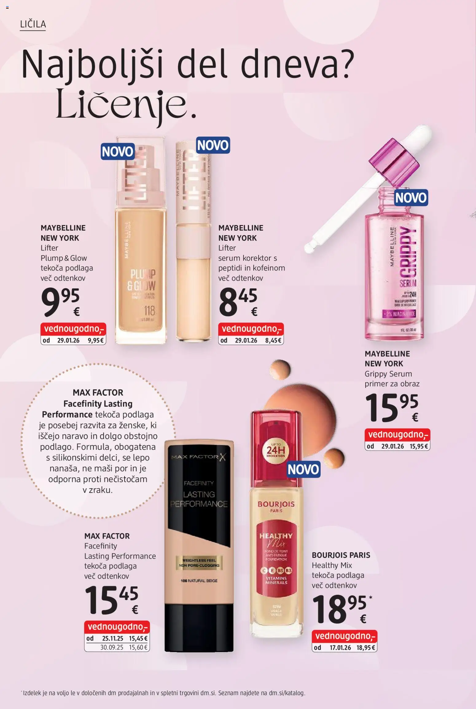 Novi DM Drogerie Markt katalog ponudbe – veljaven od 01.04.2026 | Stran: 4 | Izdelki: Licila, Korektor