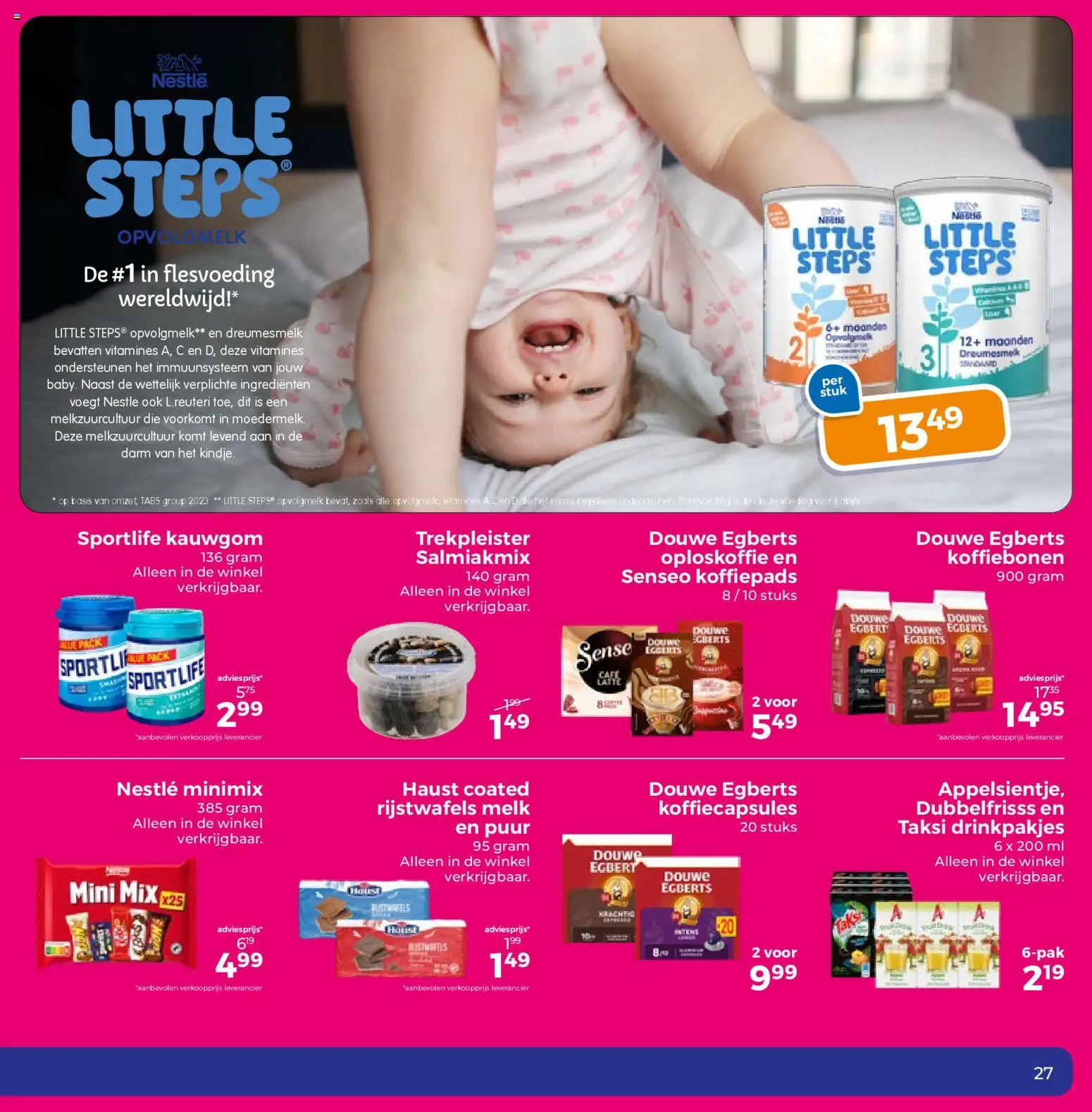 {H1} | Pagina: 31 | Producten: Koffiepads, Koffiecapsules, Oploskoffie, Ágaprító