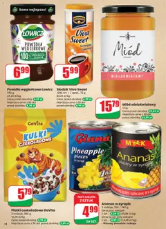 Dino Gazetka od 13.08.2025 | Strona: 14 | Produkty: Miód, Powidła, Ananas, Płatki