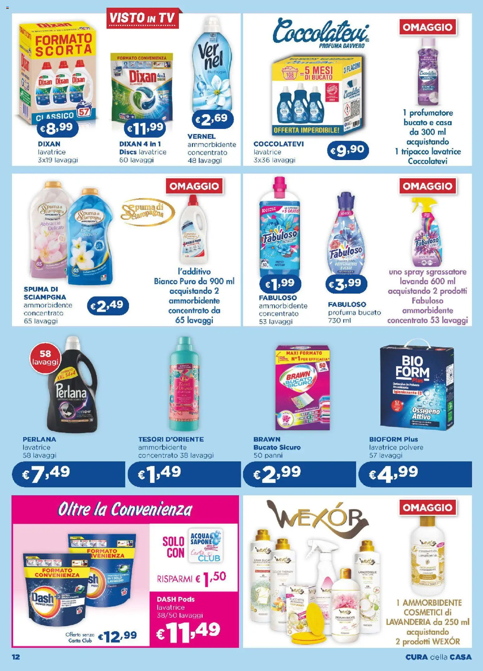 Volantino Acqua e Sapone del 06.11.2025 | Pagina: 12 | Prodotti: Sapone, Lavatrice, TV, Lavanda