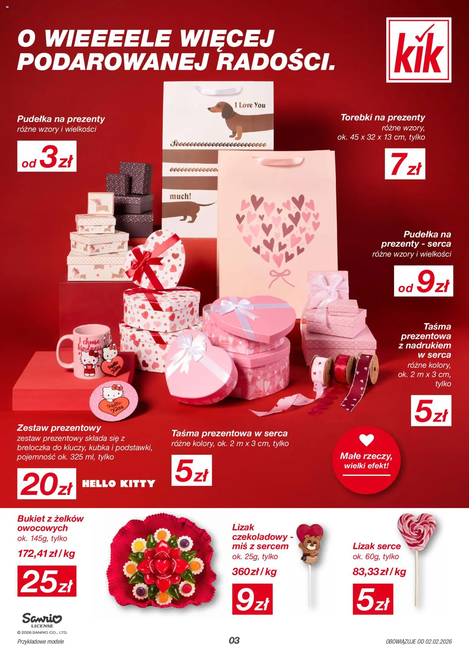 Kik Gazetka od 02.02.2026 | Strona: 3 | Produkty: Torebki