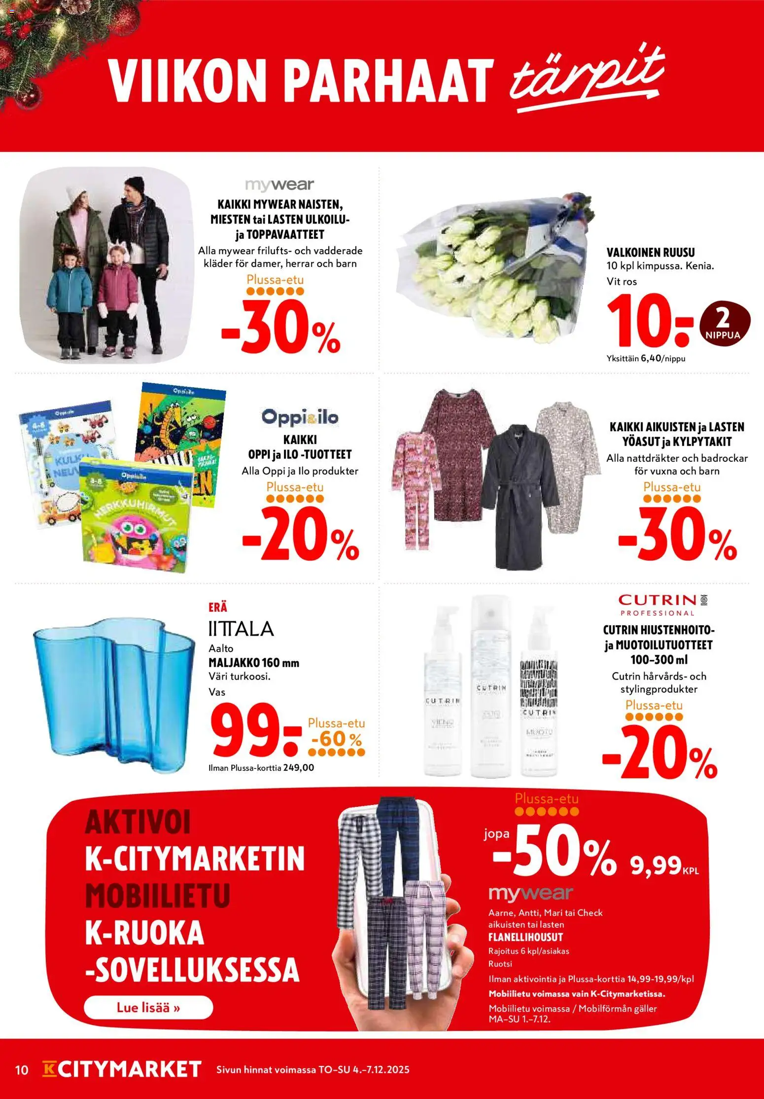 K-Citymarket tarjoukset – voimassa 04.12.2025 alkaen | Sivu: 10