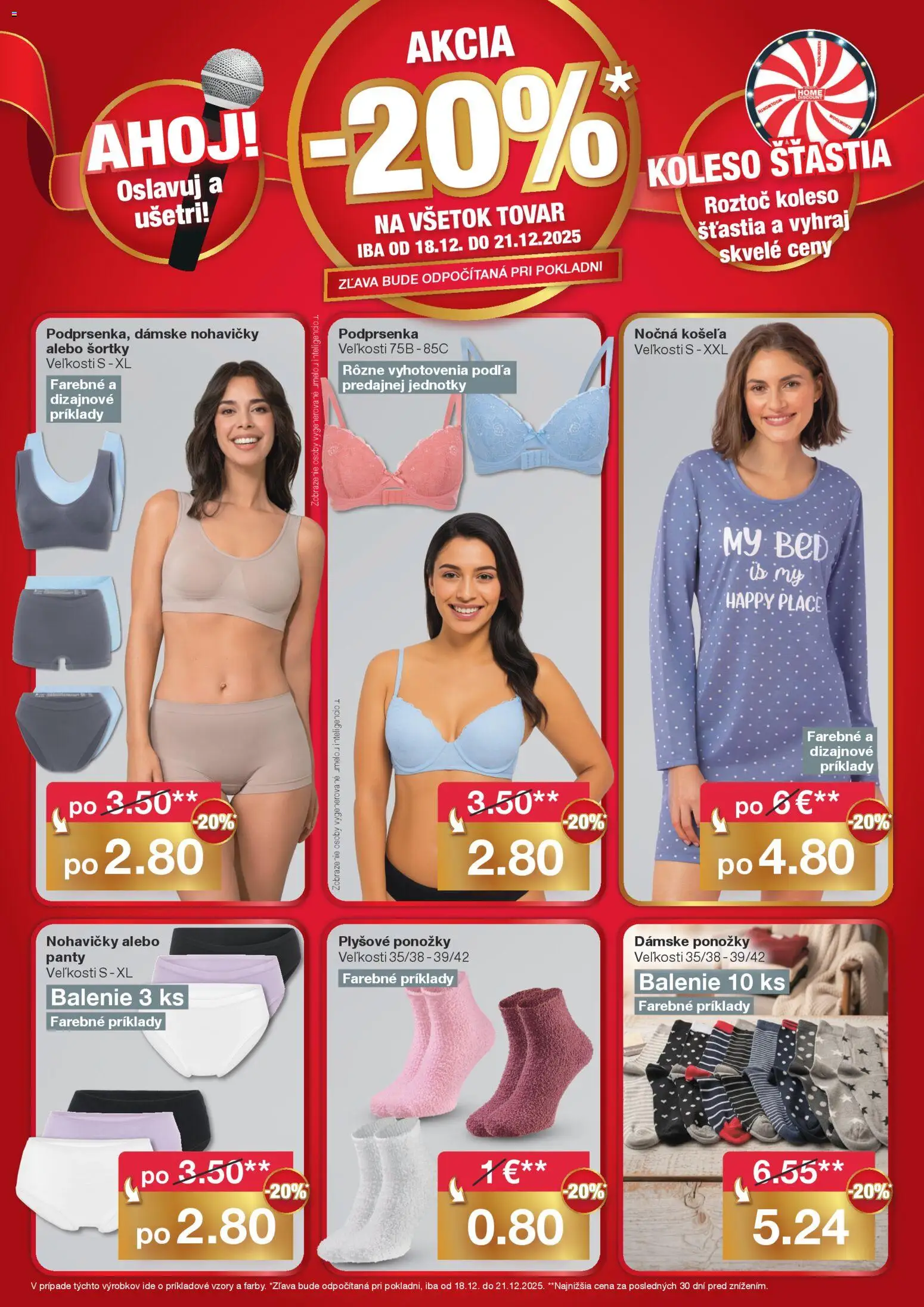 Nové Woolworth akcie – leták je platný od 15.12.2025 | Strana: 2 | Produkty: Košeľa, Nohavičky, Podprsenka, Ponožky
