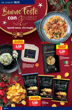 Anteprima del volantino MEERSALZ UND PFEFFER SALE MARINO E PEPE, Kartoffelchips Chips de Pommes de Terre Patatine Croccanti valido a partire dal 10.11.2025 | Pagina: 16 | Prodotti: Patatine, Sale, Formaggio, Pasta