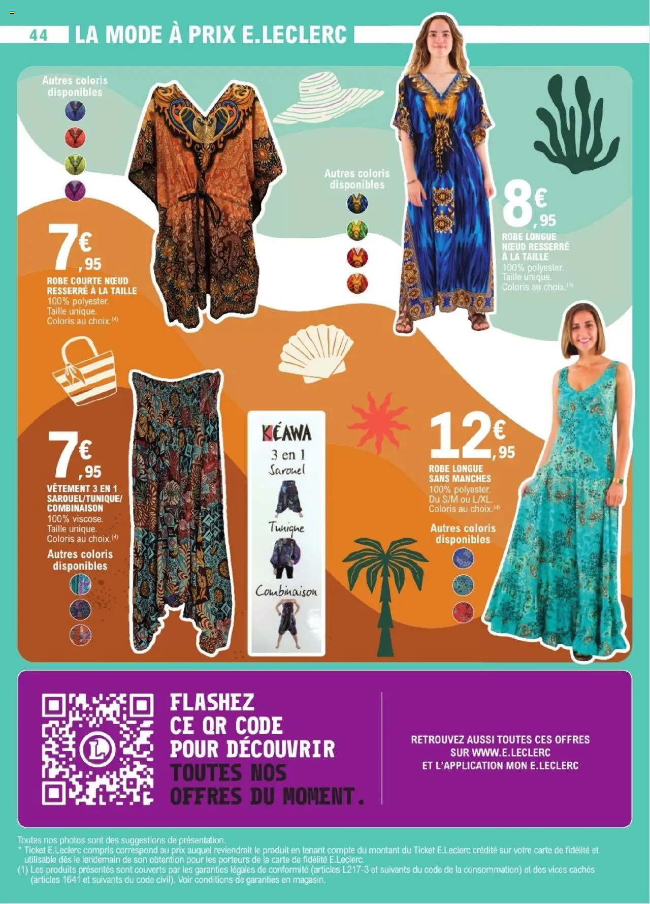  | Page: 44 | Produits: Robe, Sarouel, Combinaison, Robe courte