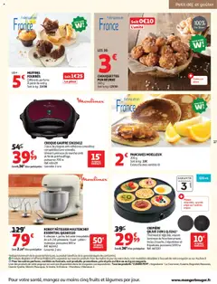 Auchan - Prévisualisation de Auchan prospectus valide à partir de 07.10.2025 | Page: 17 | Produits: Muffins, Robot, Bol, Crêpière
