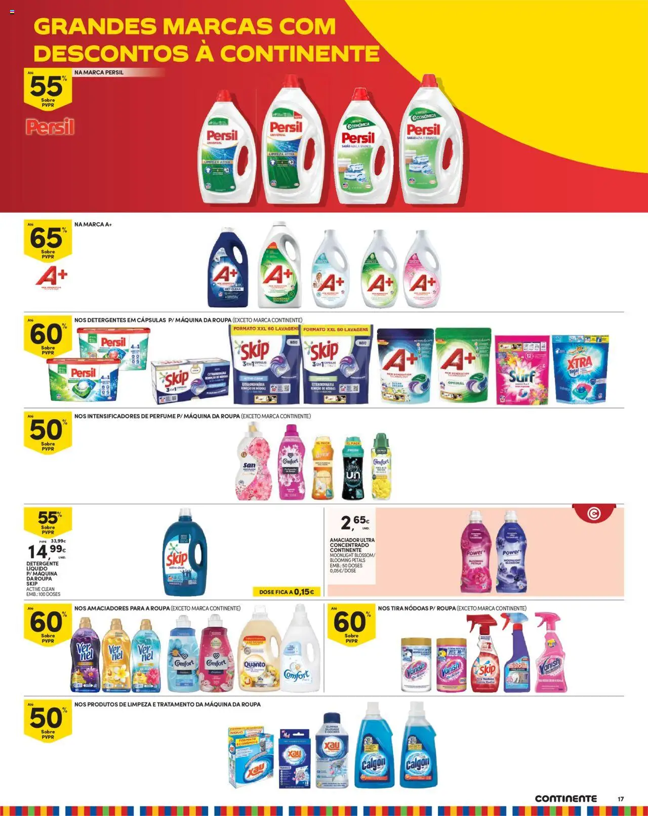 Continente folheto Madeira │ válido de 19.08.2025 | Página: 17 | Produtos: Perfume, Sabão, Detergente, Persil