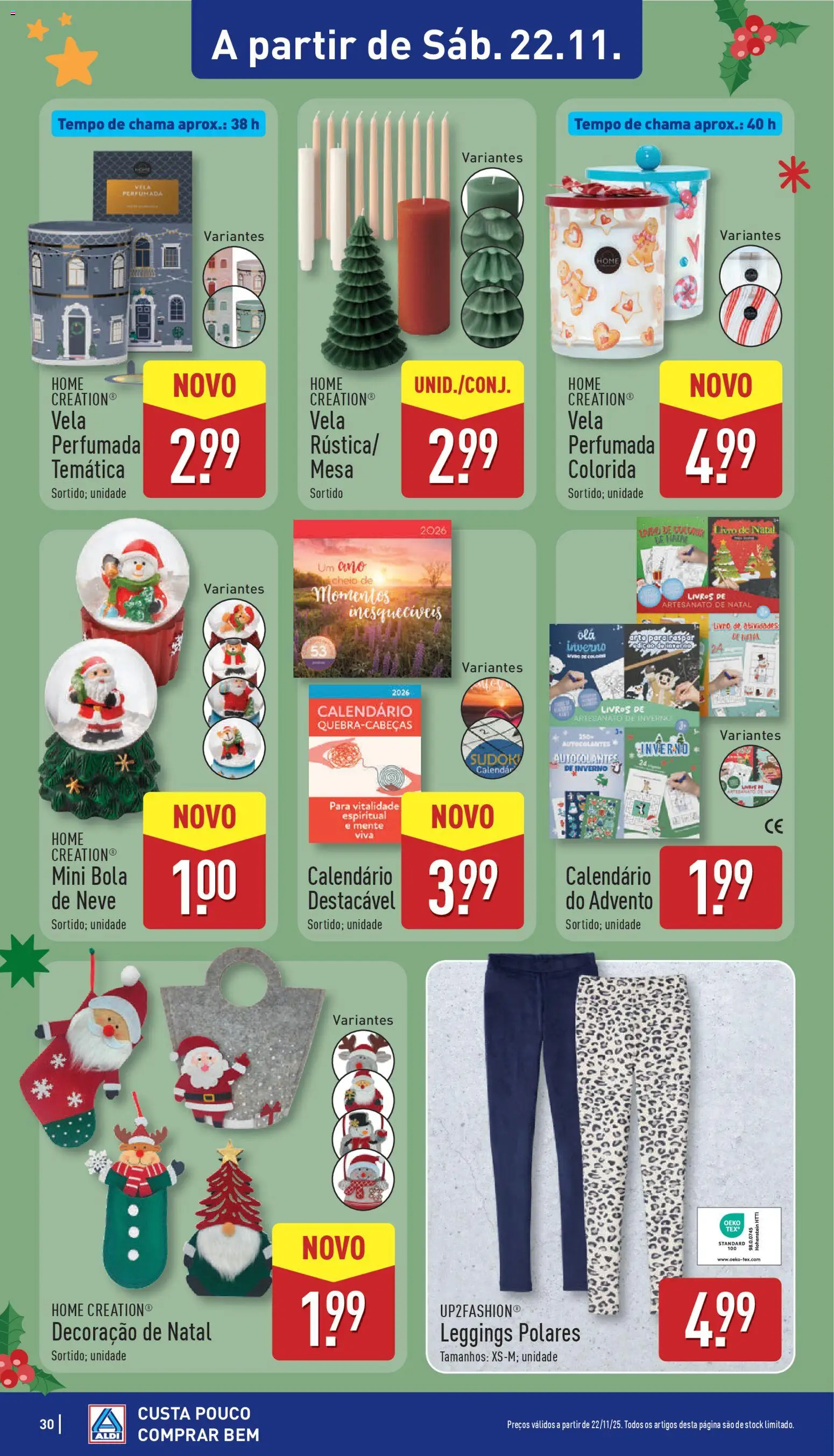 Aldi folheto │ válido de 17.11.2025 | Página: 30 | Produtos: Mesa, Leggings