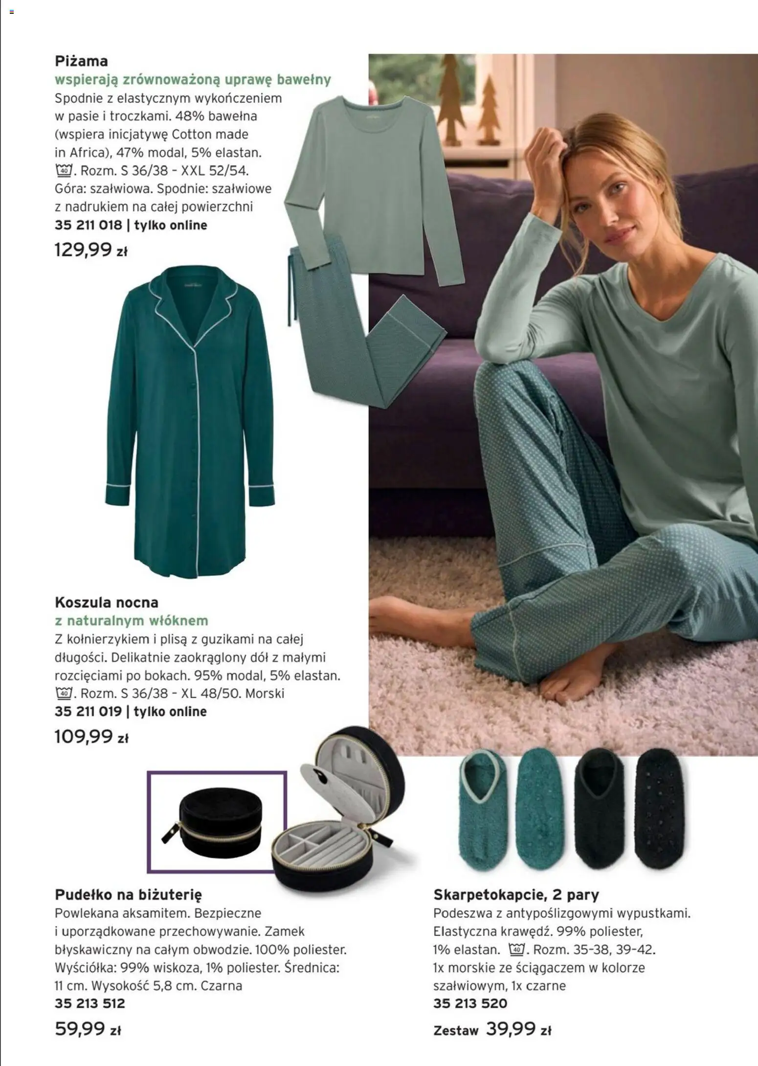 Tchibo promocje od 18.11.2025 | Strona: 22 | Produkty: Koszula, Spodnie, Piżama, Pudełko
