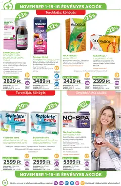 Alma Gyógyszertárak Akciós újság - amely érvényes a következő dátumtól: 01.11.2025 | Oldal: 16