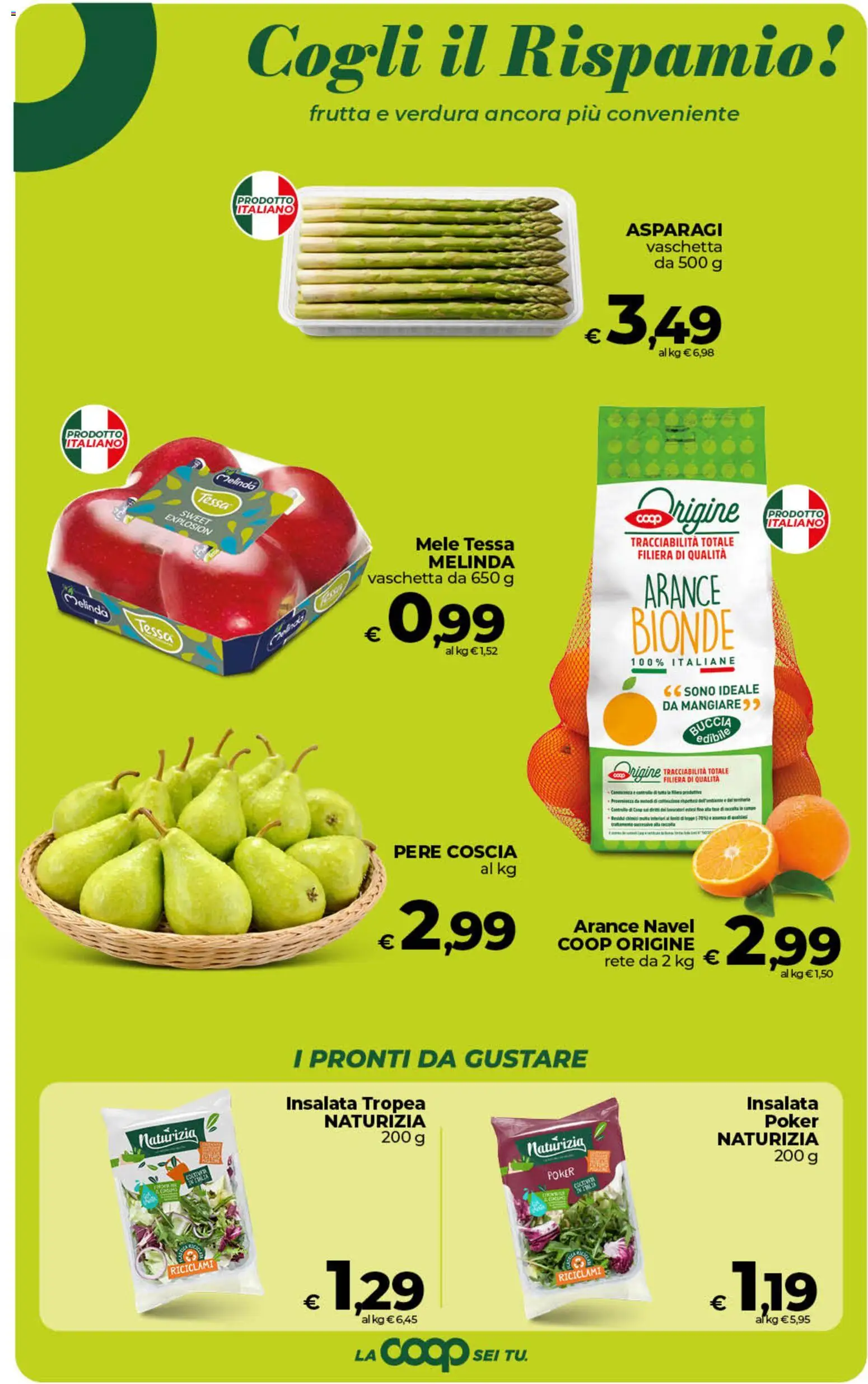 Volantino COOP del 07.04.2026 | Pagina: 17 | Prodotti: Mele, Arance, Frutta, Asparagi