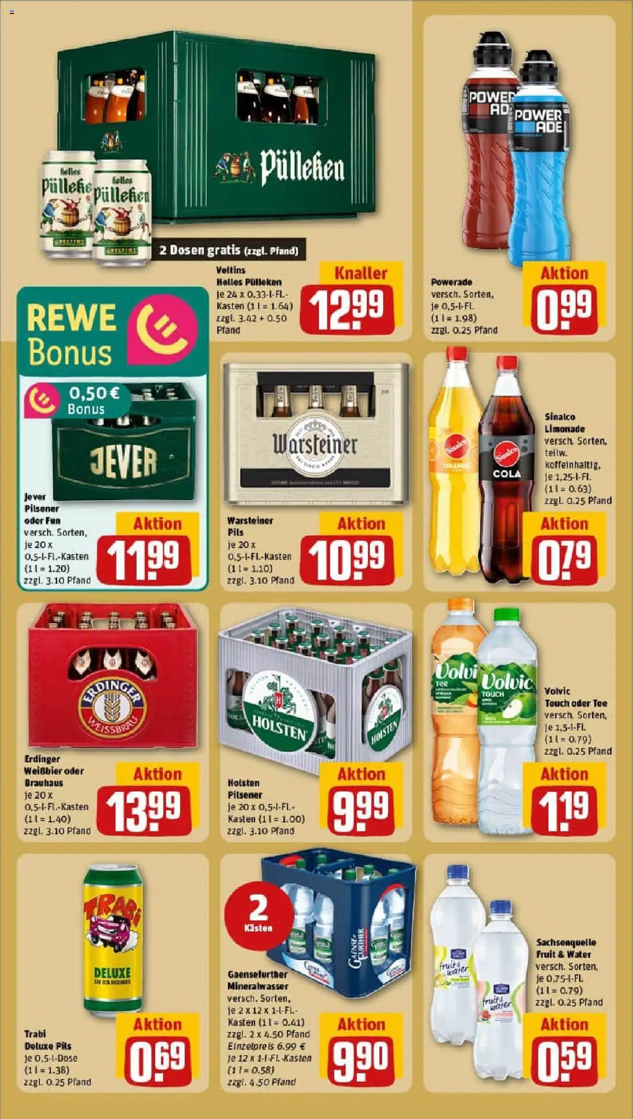 Rewe prospekt Magdeburg	 - gültig ab dem 20.07.2025 | Seite: 22 | Produkte: Cola, Weißbier, Holsten, Jever