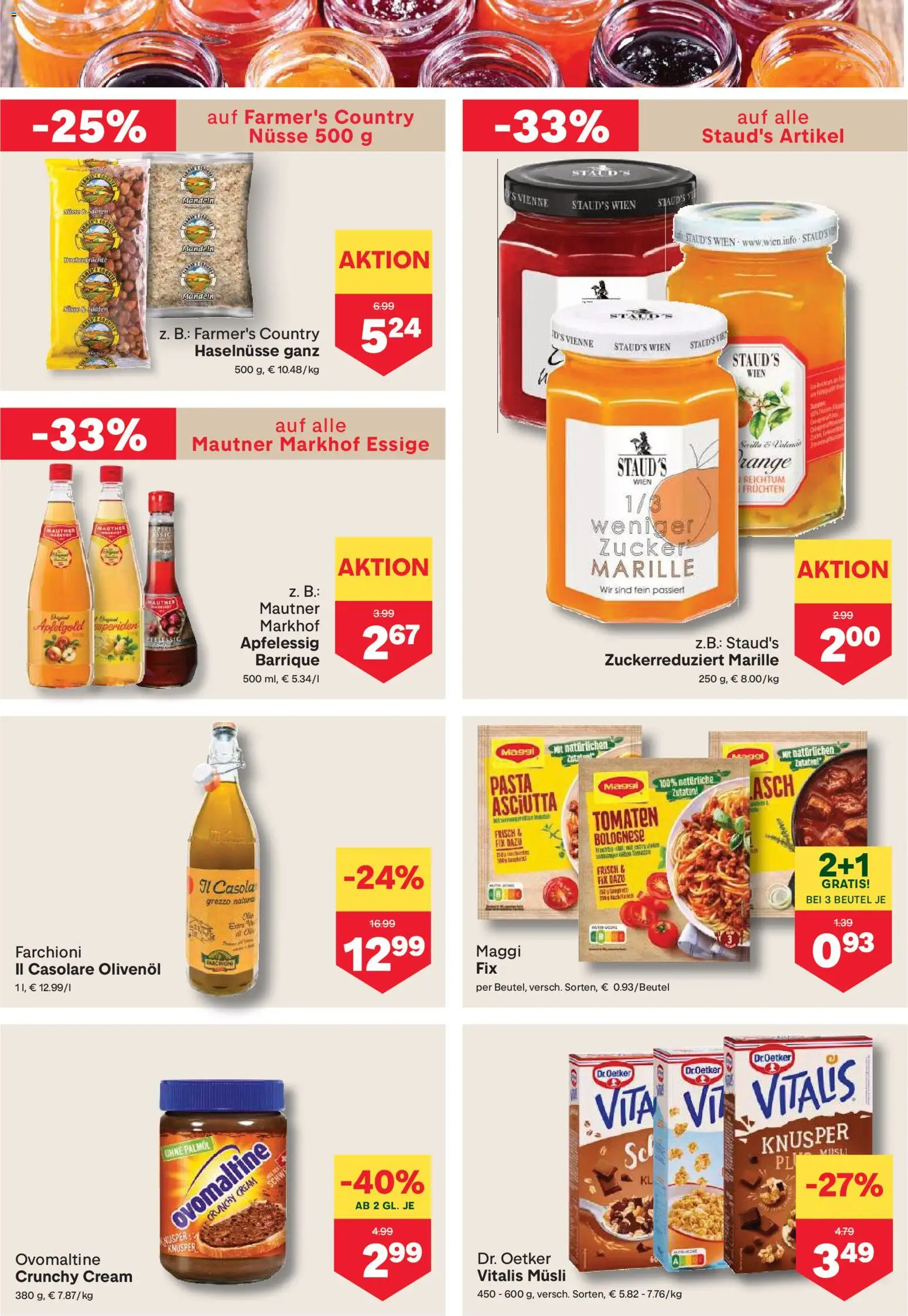 MPREIS Absam gültig ab 30.01.2026 | Seite: 13 | Produkte: Pasta, Nüsse, Zucker, Tomaten