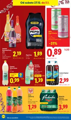 Radenska Gazirana mineralna voda, 6 x 1.5 l - Pregled kataloga iz trgovine Lidl, vrijedi od 27.12.2025 | Stranica: 20
