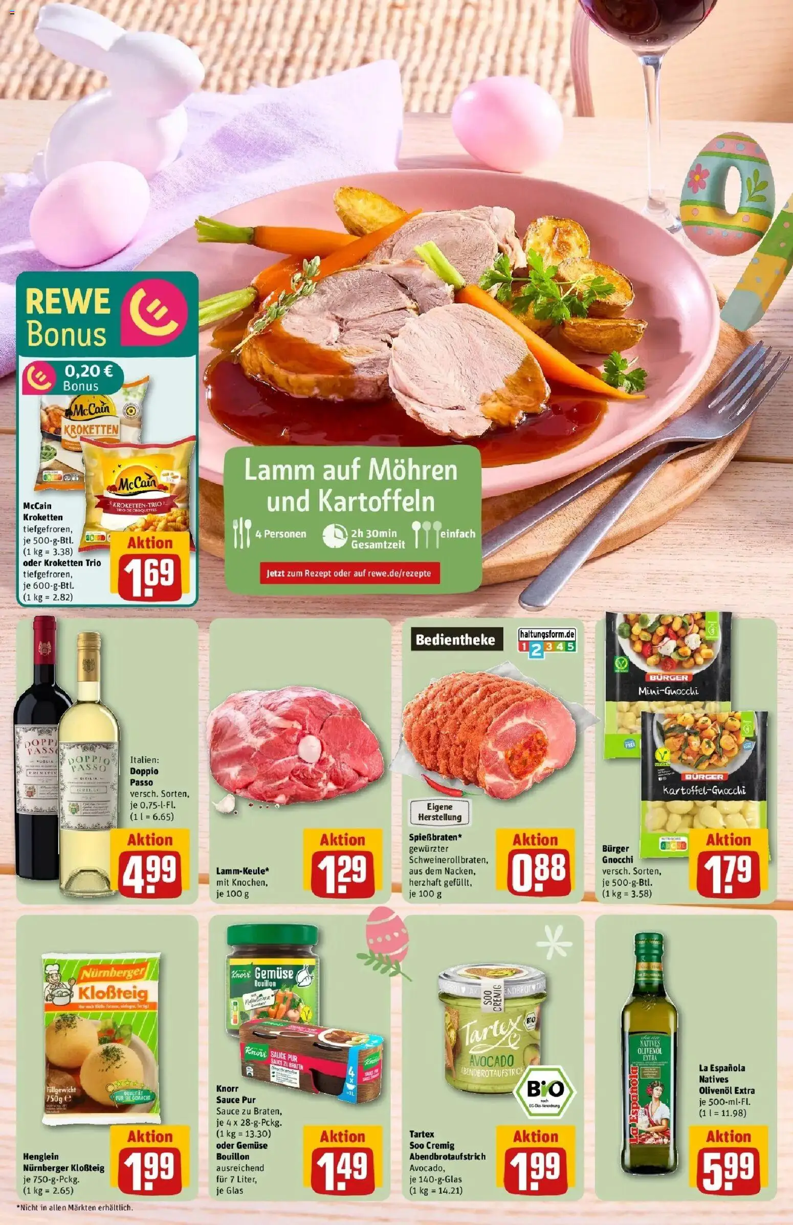 Rewe Prospekt Augsburg	 – gültig ab 30.03.2026 | Seite: 6 | Produkte: Knorr, McCain, Mohren, Kartoffeln