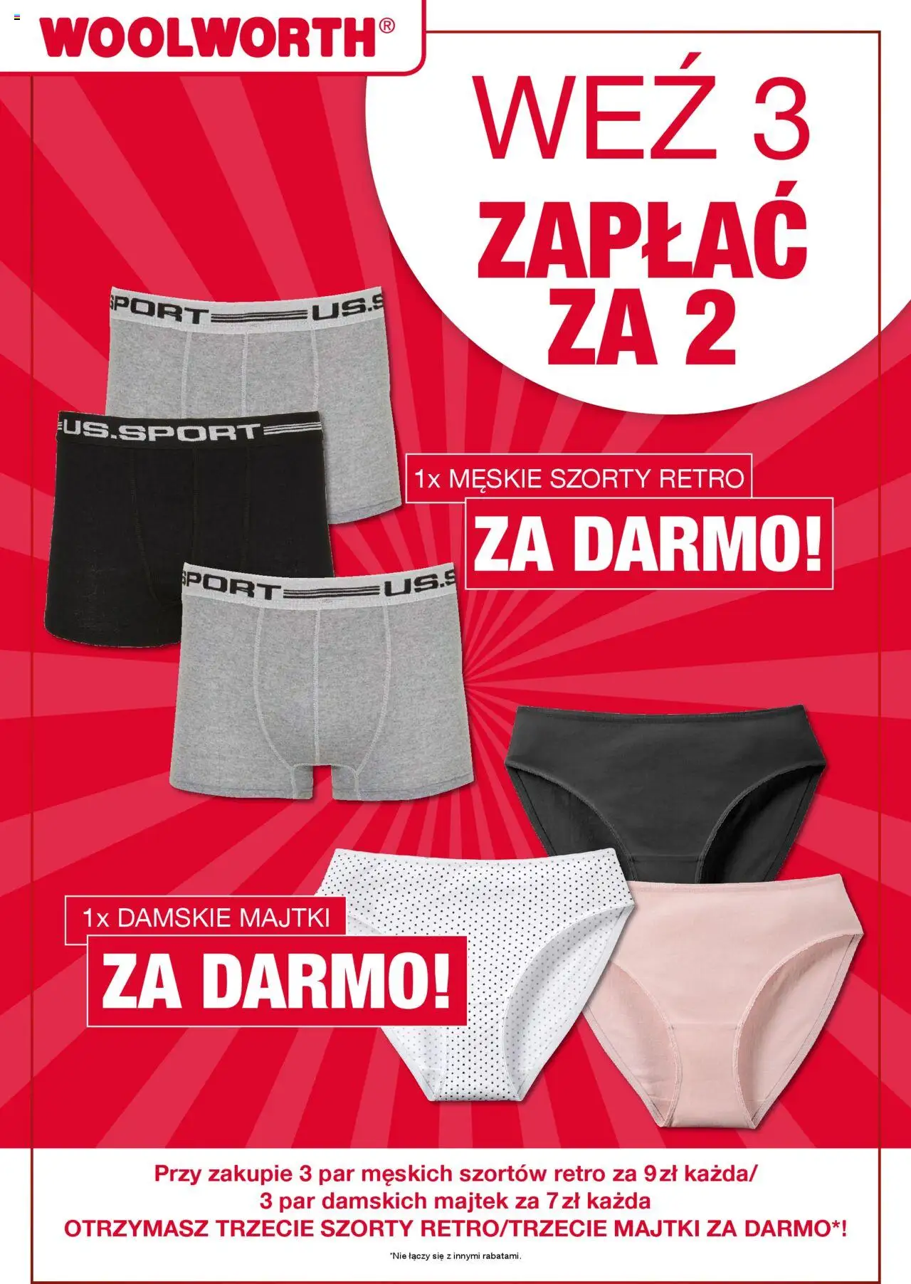 Woolworth Gazetka od 04.08.2025 | Strona: 26 | Produkty: Szorty, Majtki