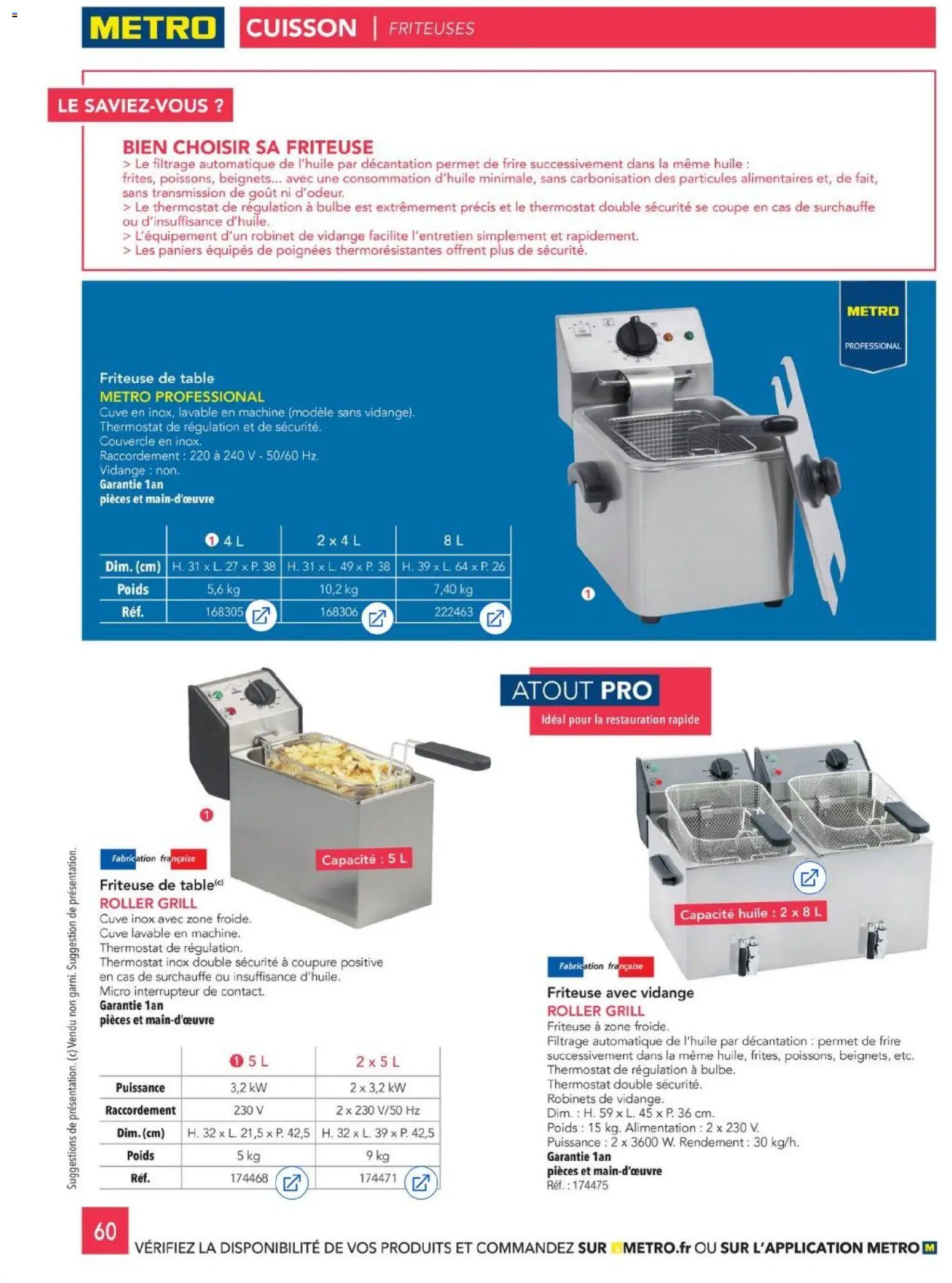 {H1} | Page: 60 | Produits: Grill, Friteuse, Interrupteur, Huile