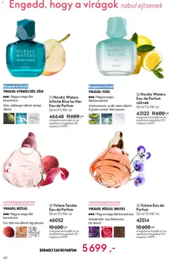 Katalógus Oriflame 2026/05 - amely érvényes a következő dátumtól: 25.03.2026 | Oldal: 60 | Termékek: Virágok, Parfüm, Bor, Citrom