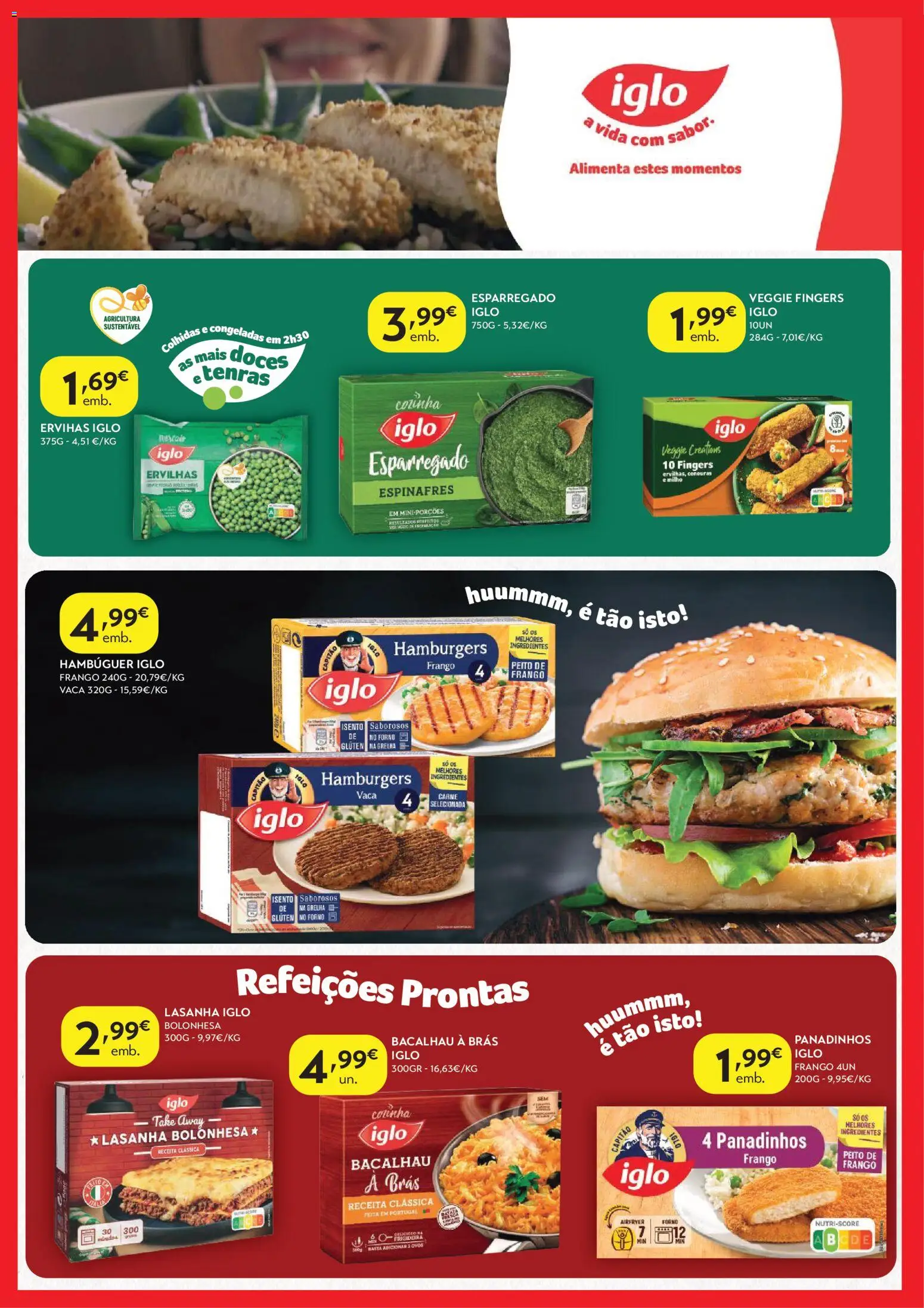 Spar - folheto │ válido de 03.02.2026 | Página: 4 | Produtos: Peito de frango, Capitão iglo, Lasanha, Ovos