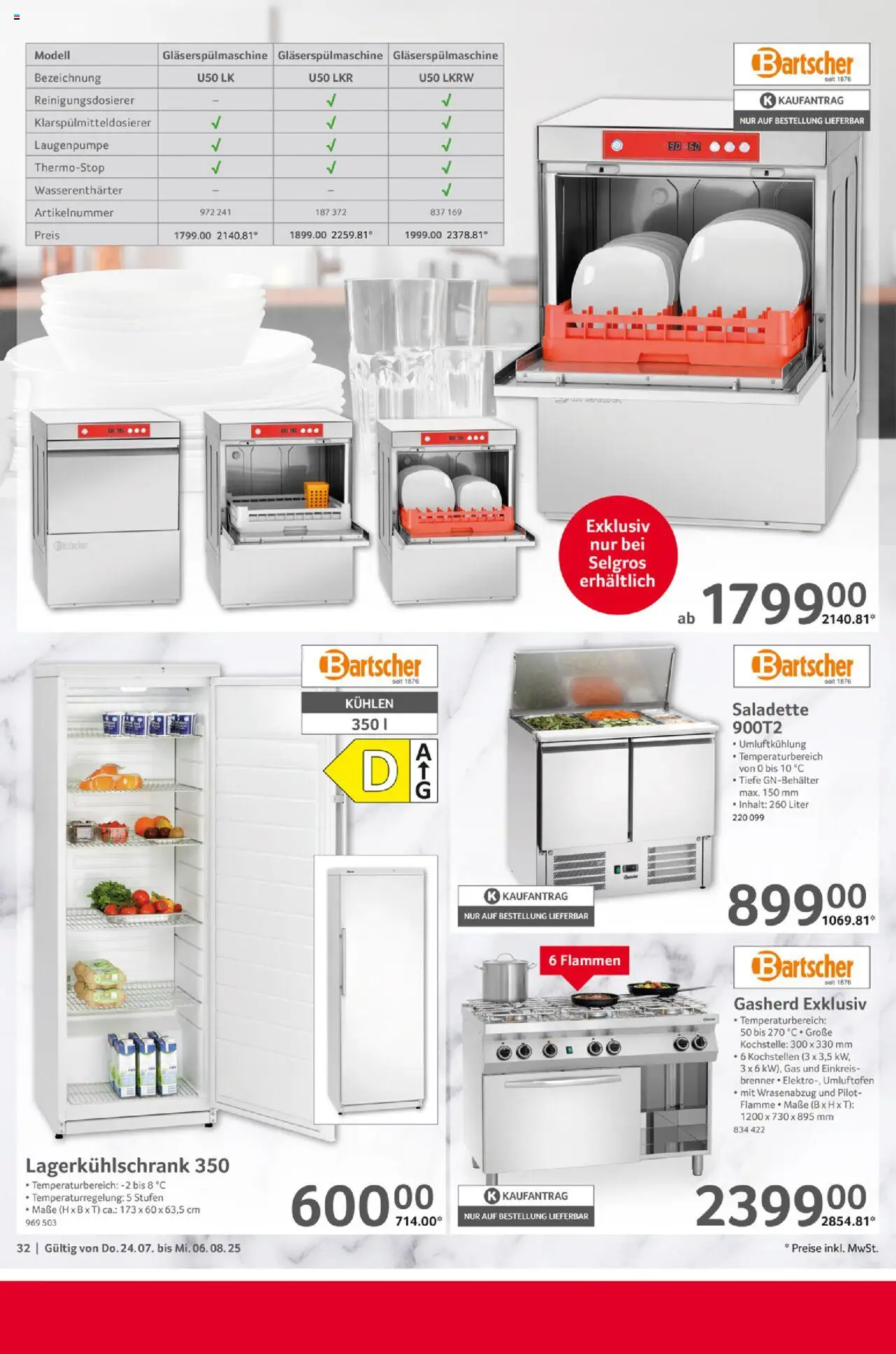 Selgros  Gastro - gültig ab dem 24.07.2025 | Seite: 32