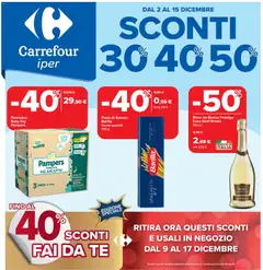 Anteprima del volantino Carrefour Iper - Collegno catalogo valido a partire dal 02.12.2025
