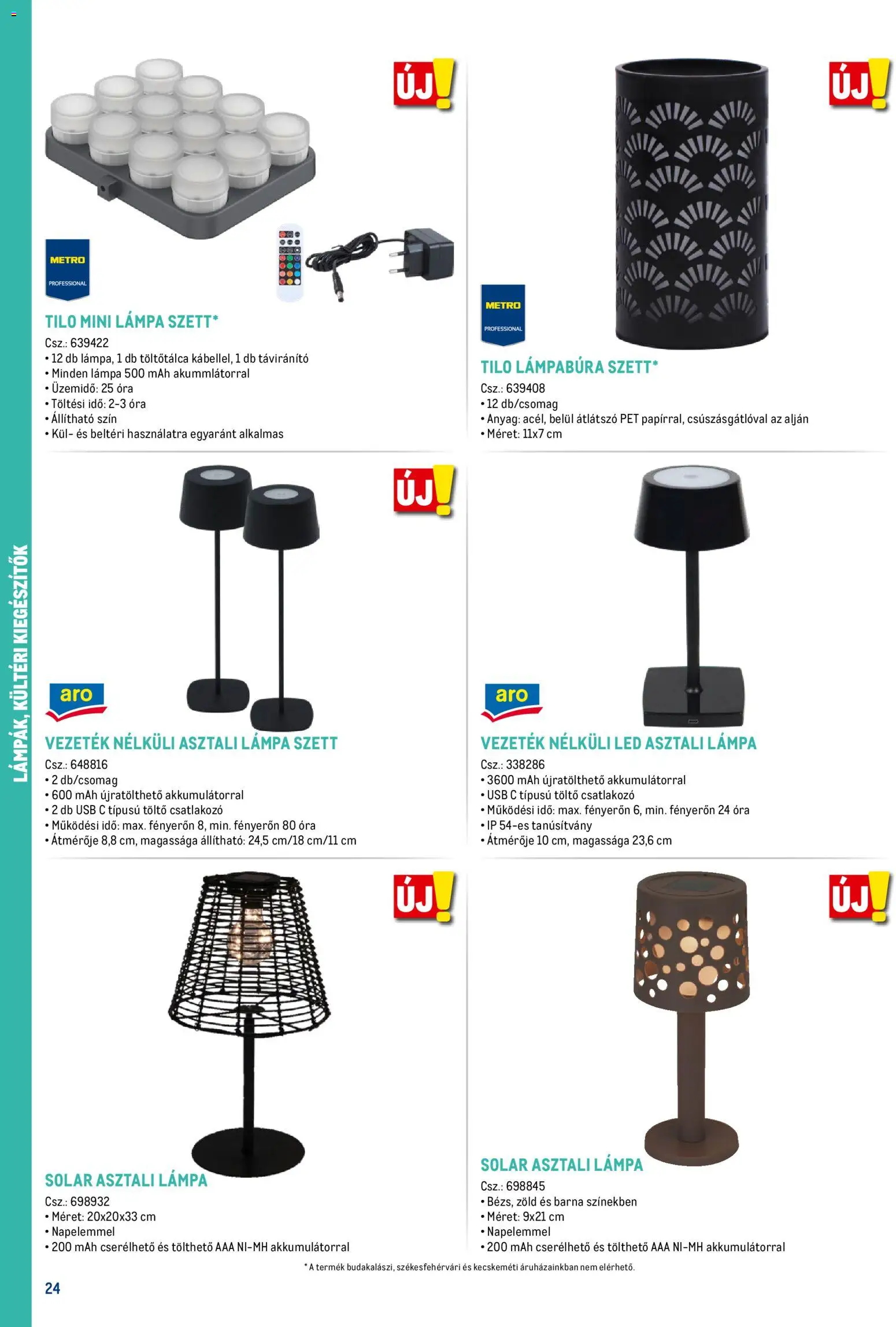 Metro akciós ujság - amely érvényes a következő dátumtól: 16.02.2026 | Oldal: 24 | Termékek: Csatlakozó, USB, Töltő, Óra