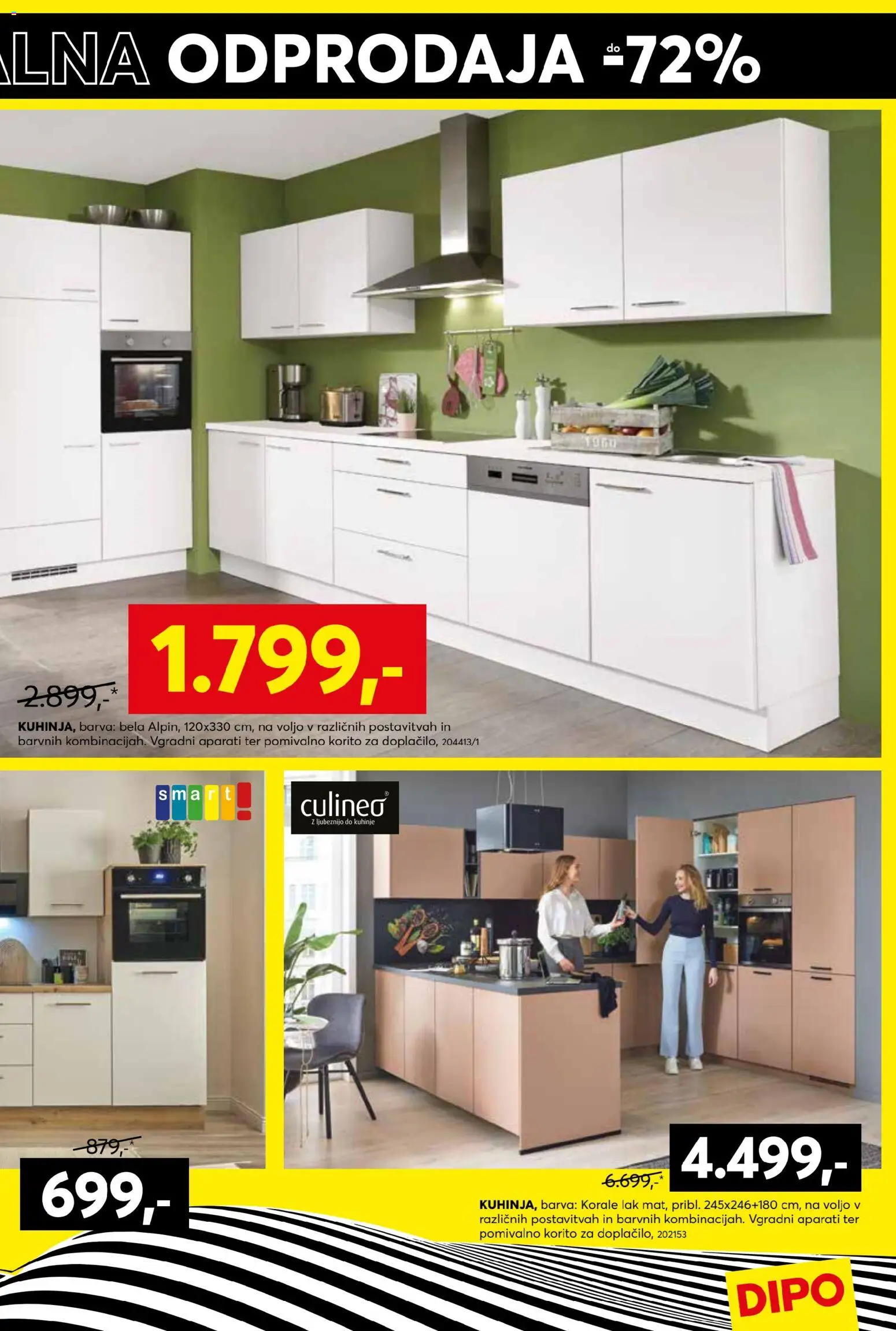 Novi Dipo katalog ponudbe – veljaven od 14.01.2026 | Stran: 3 | Izdelki: Pomivalno korito, Lak, Barva