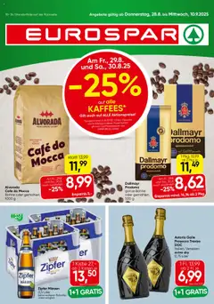Vorschau von dem Prospekt - Eurospar Flugblatt - Tirol gültig ab 28.08.2025