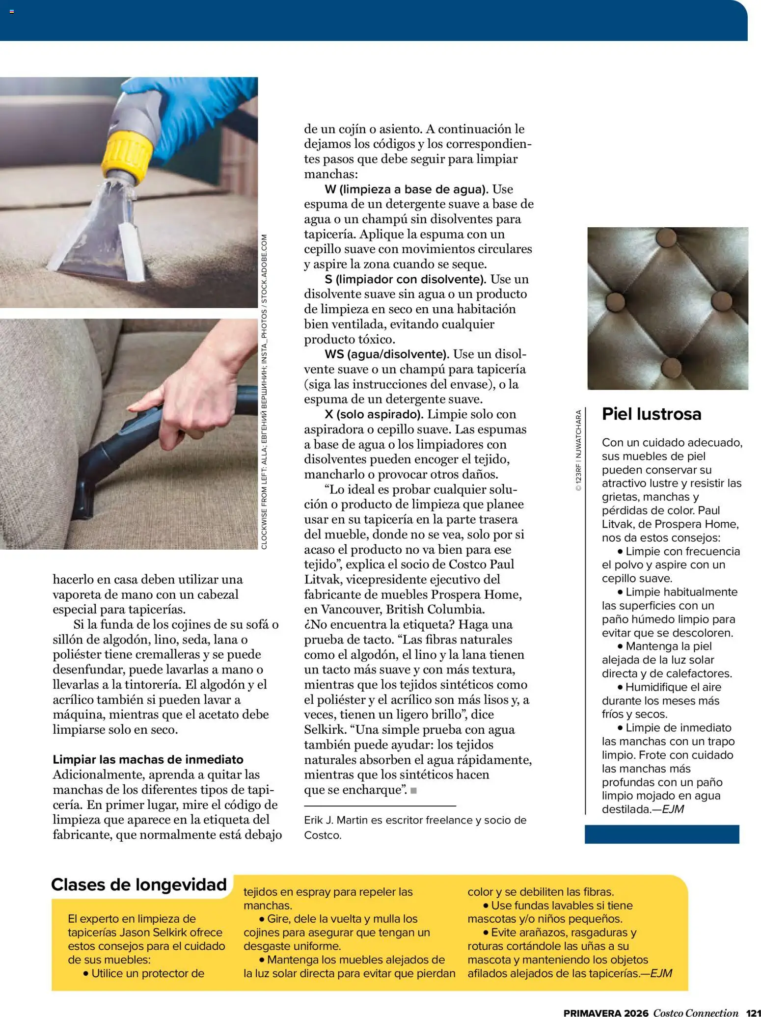 Costco catálogo │ válido desde el 19.03.2026 | Página: 121 | Productos: Champú, Aspiradora, Sofá, Sillón