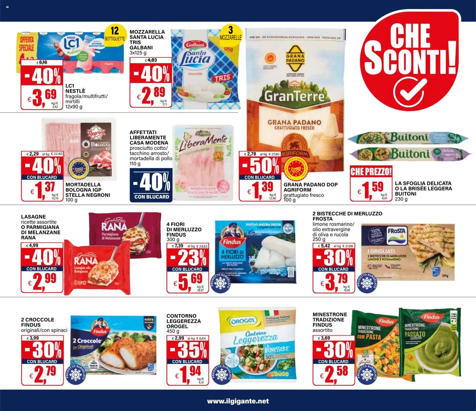 Volantino Il Gigante del 15.01.2026 | Pagina: 17 | Prodotti: Minestrone, Merluzzo, Tacchino, Mirtilli