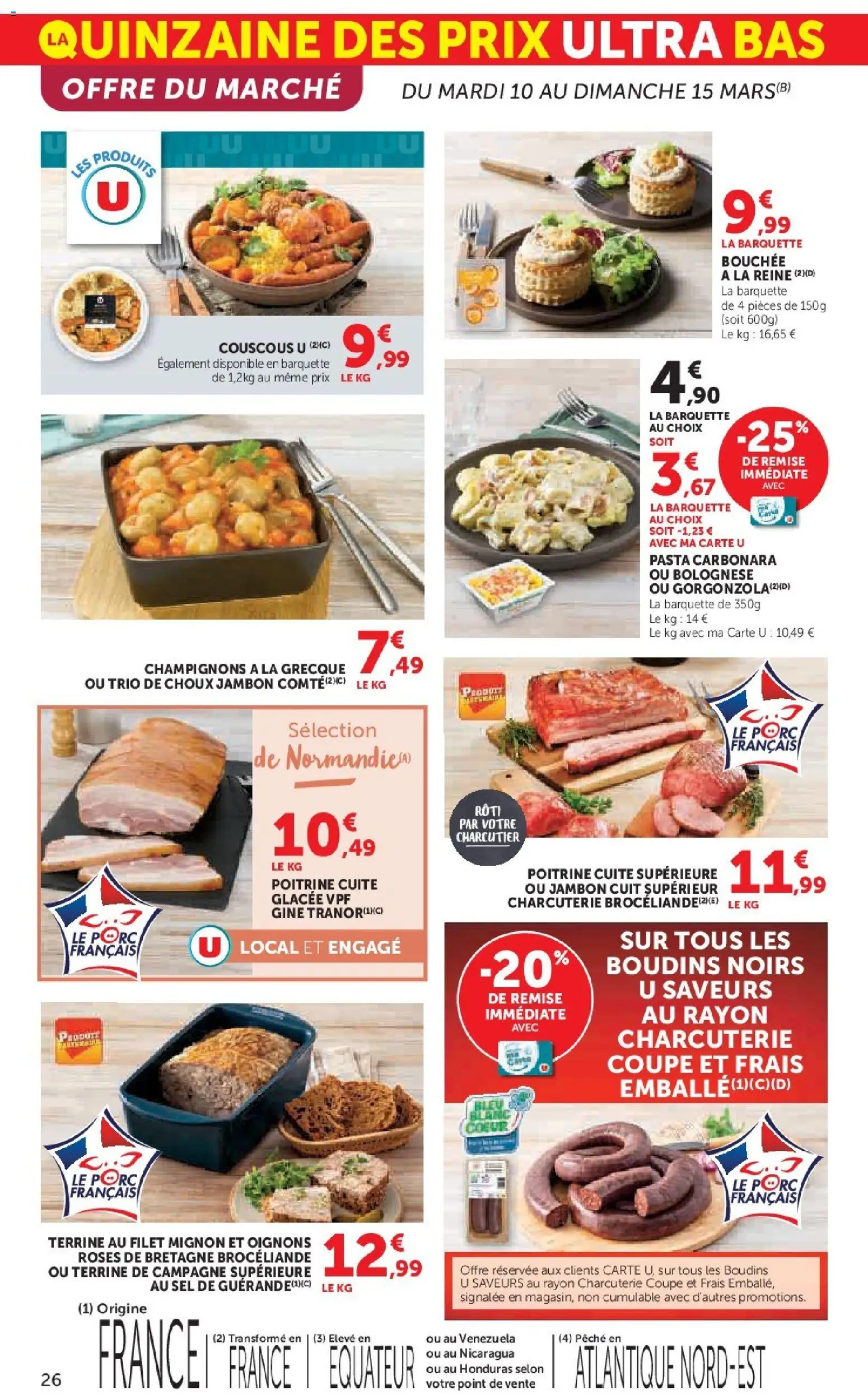 {H1} | Page: 26 | Produits: Sel, Jambon, Filet mignon, Porc