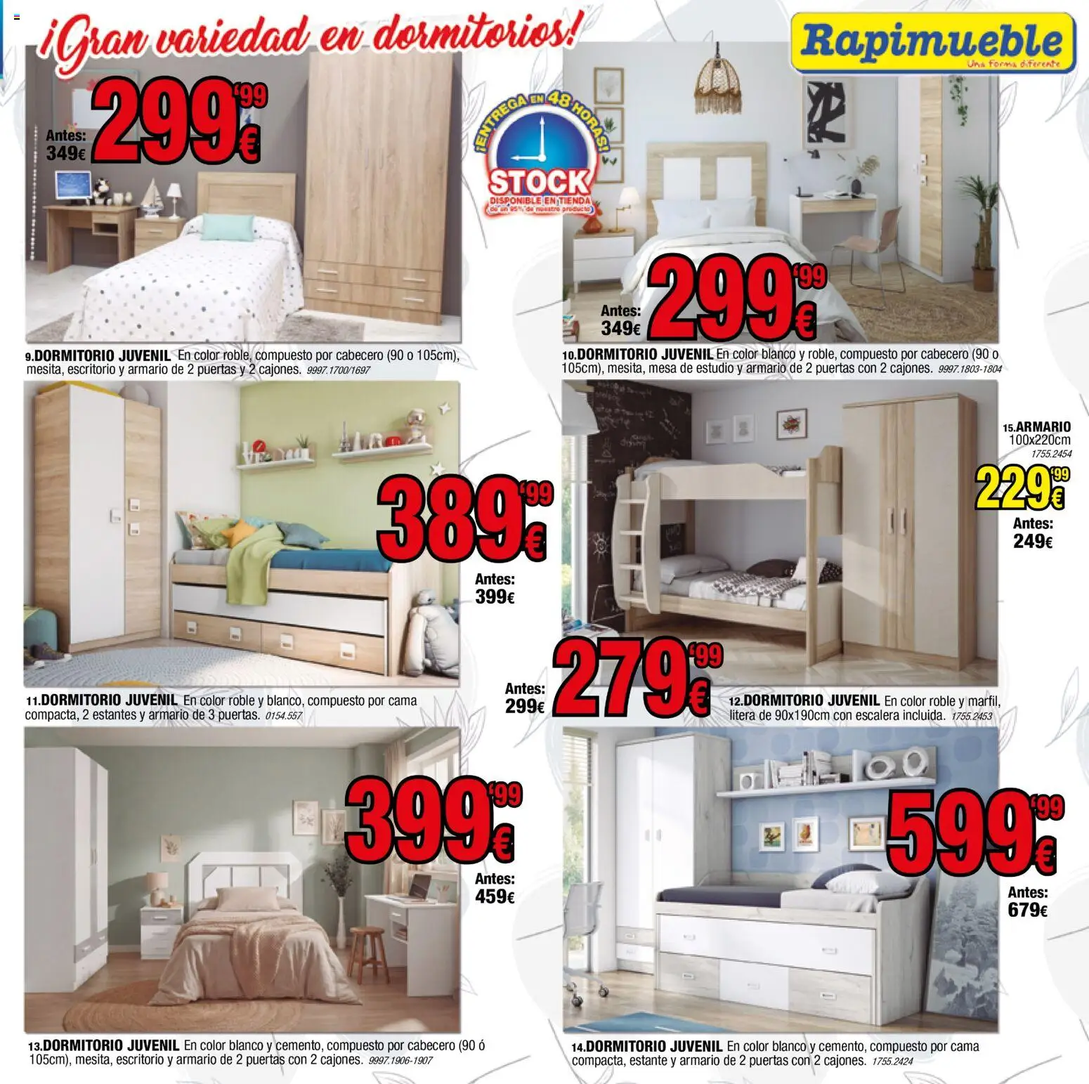Rapimueble - folleto │ válido desde el 13.03.2026 | Página: 3 | Productos: Cama, Estante, Mesa, Armario