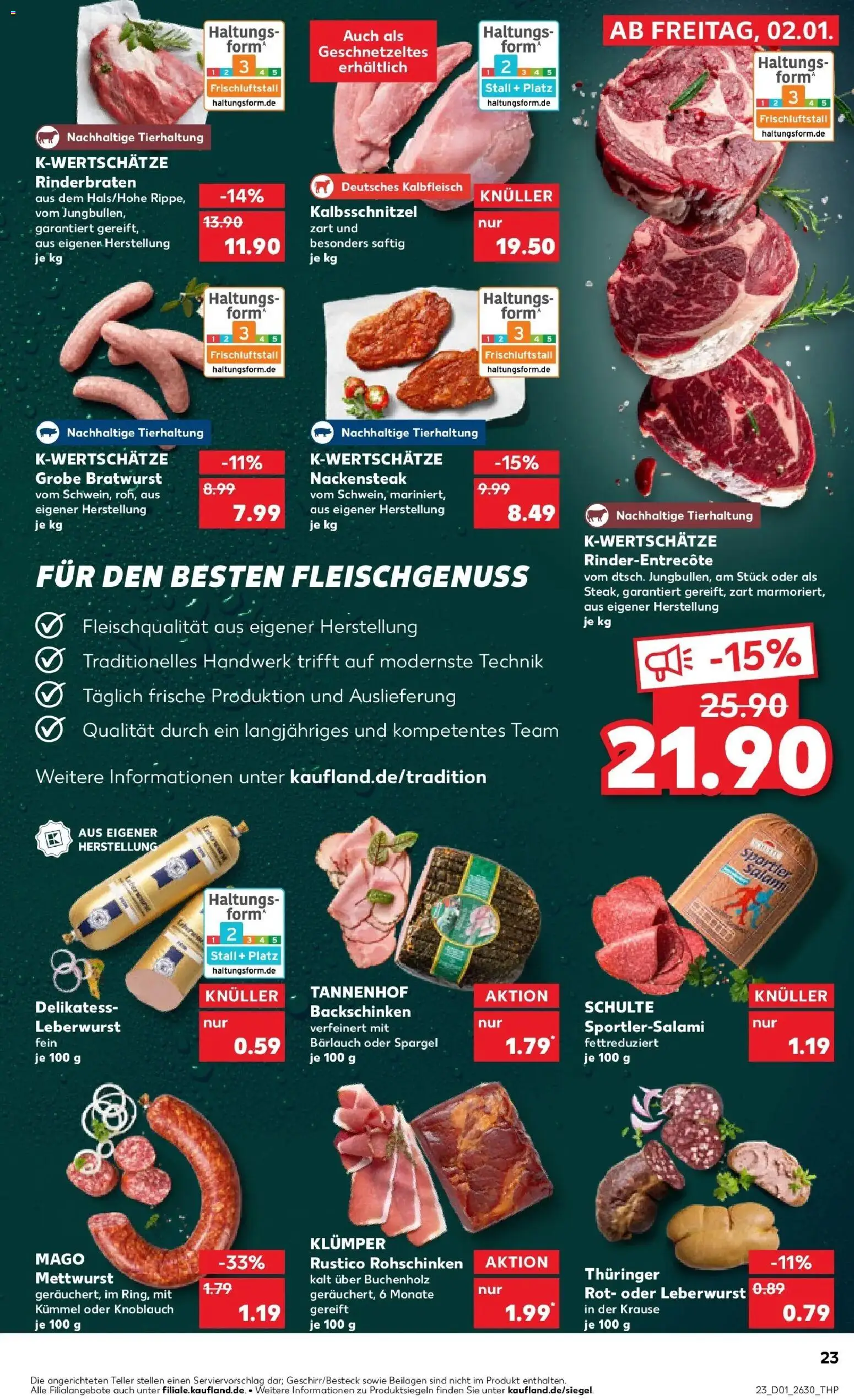Kaufland prospekt Leipzig	 – gültig ab 05.01.2026 | Seite: 29 | Produkte: Rinderbraten, Entrecote, Spargel, Knoblauch