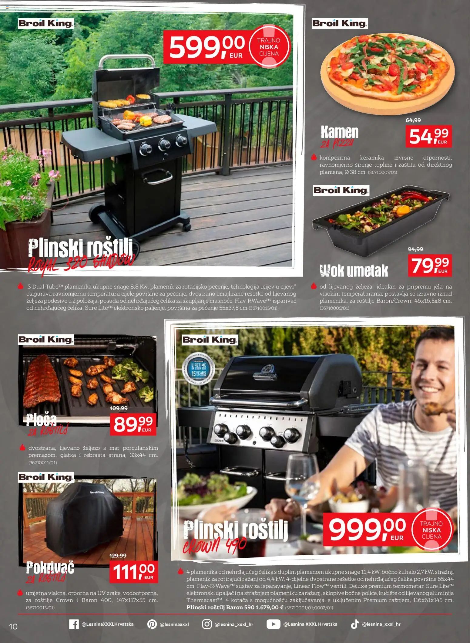 Lesnina katalog | vrijedi od 07.04.2026 | Stranica: 10 | Proizvodi: Roštilj, Pokrivač, Upaljač, Cijevi