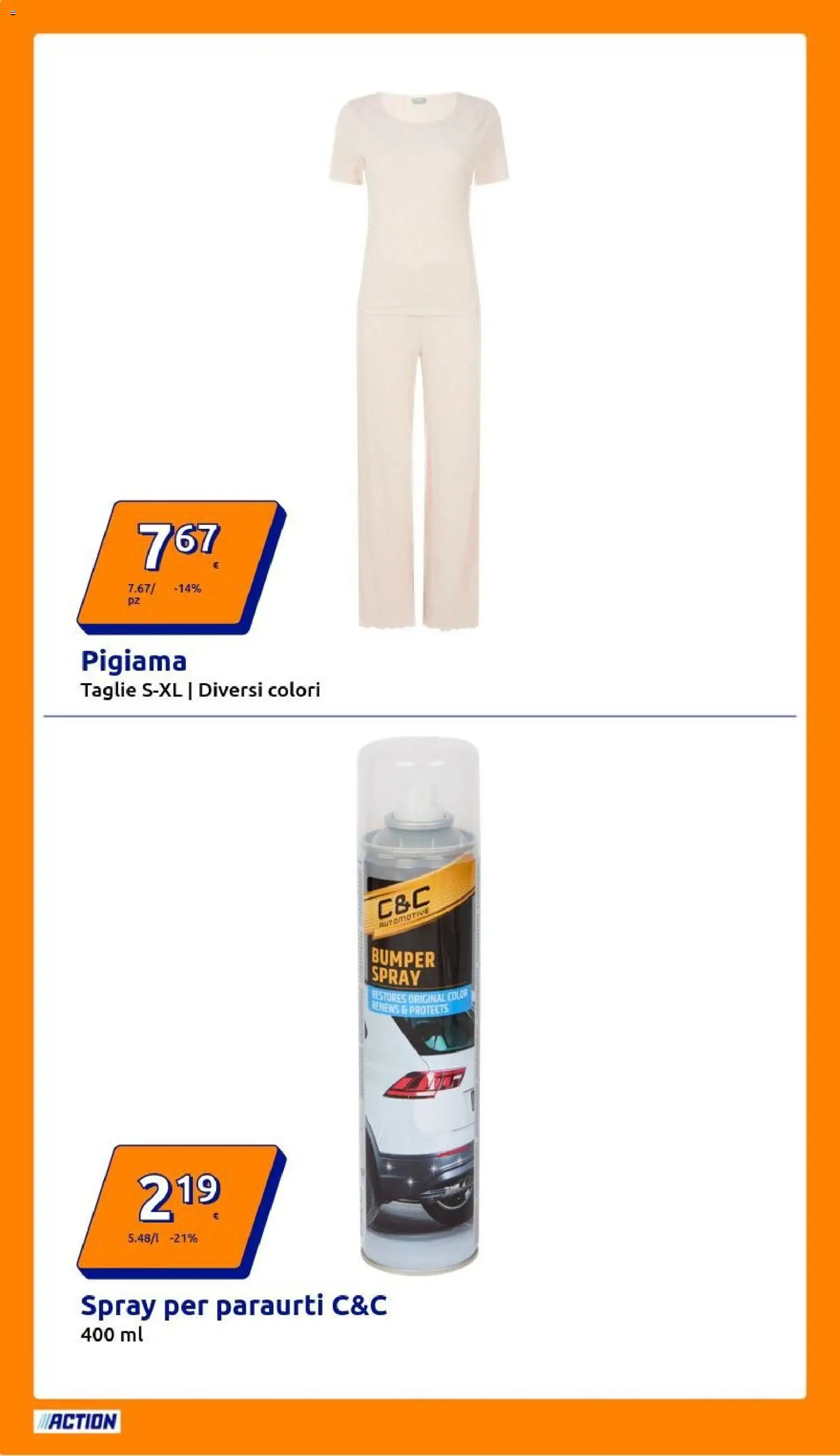 Volantino Action del 18.02.2026 | Pagina: 10 | Prodotti: Pigiama