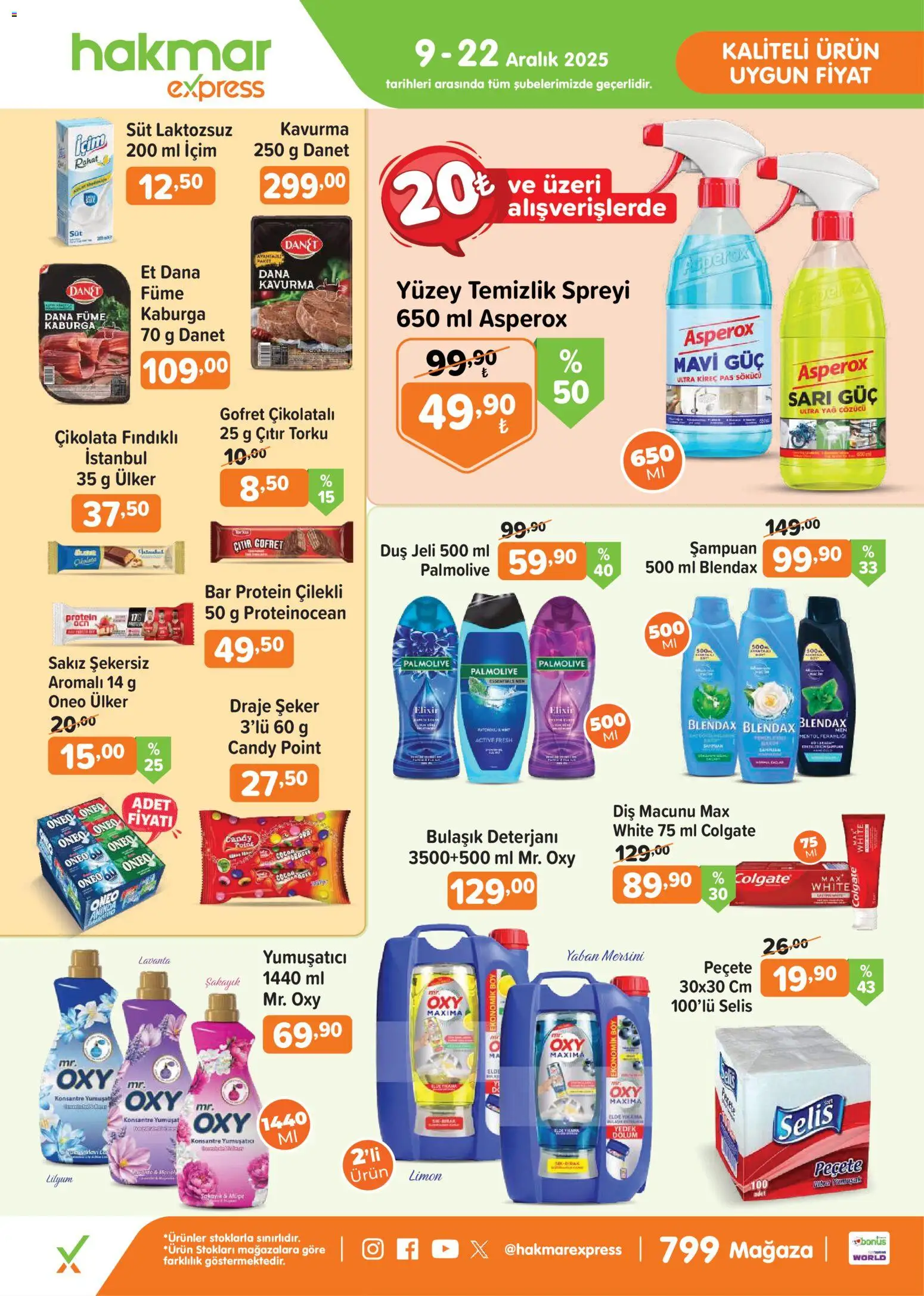 Hakmar Express Salı Aktüel Ürünler - 09.12.2025 tarihinden itibaren geçerlidir | Sayfa: 1 | Ürünler: Gofret, Çikolata, Şeker, Yaban mersini