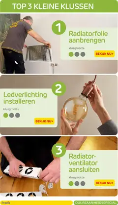 Praxis - Duurzaamheidsspecial - Voorbeeld van een folder van Praxis, geldig van 16.09.2024 | Pagina: 18 | Producten: Ventilator, Radiator
