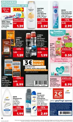 Kaufland prospekt Radolfzell Am Bodensee	 ab 12.10.2025 gültig | Seite: 42 | Produkte: Energy, Shampoo, Deodorant, Shower Gel